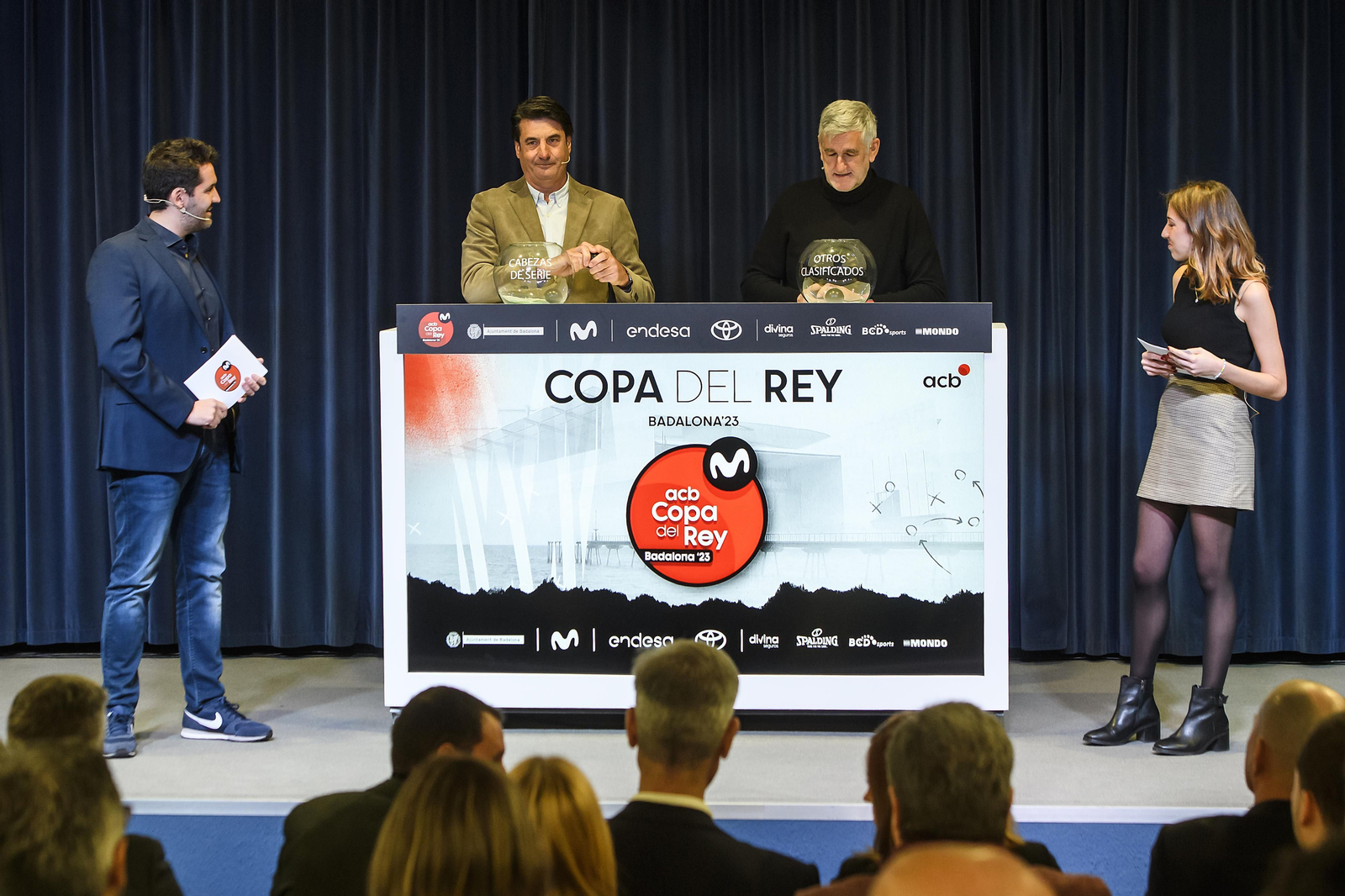 Las fotos del sorteo de la Copa del Rey de Badalona