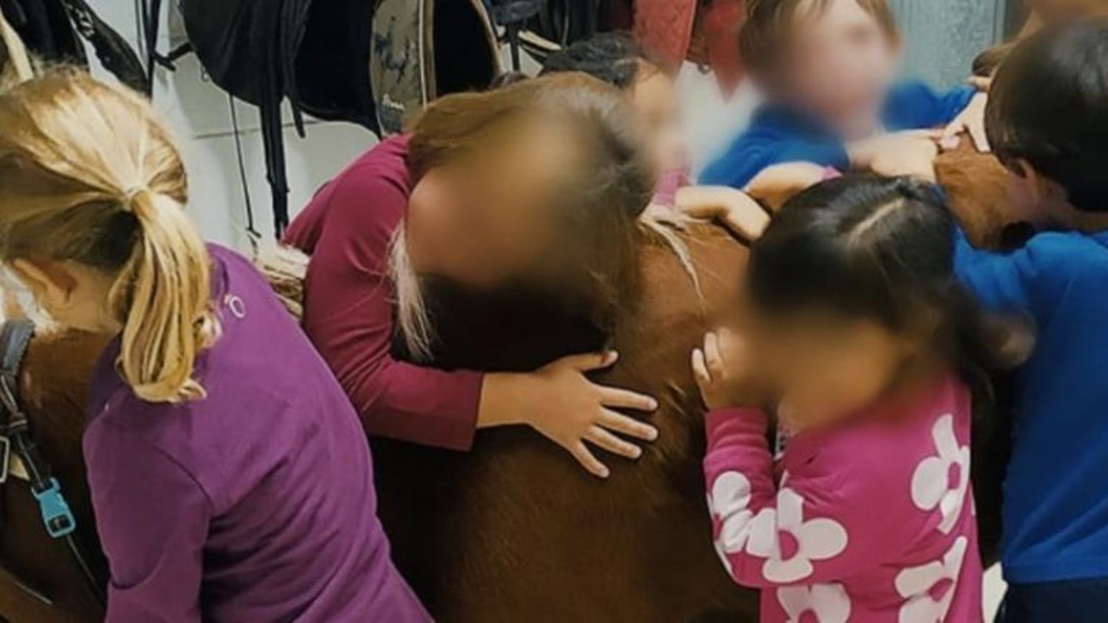 Niños en La Herradura (Gran Hipódromo de Andalucía, Dos Hermanas).