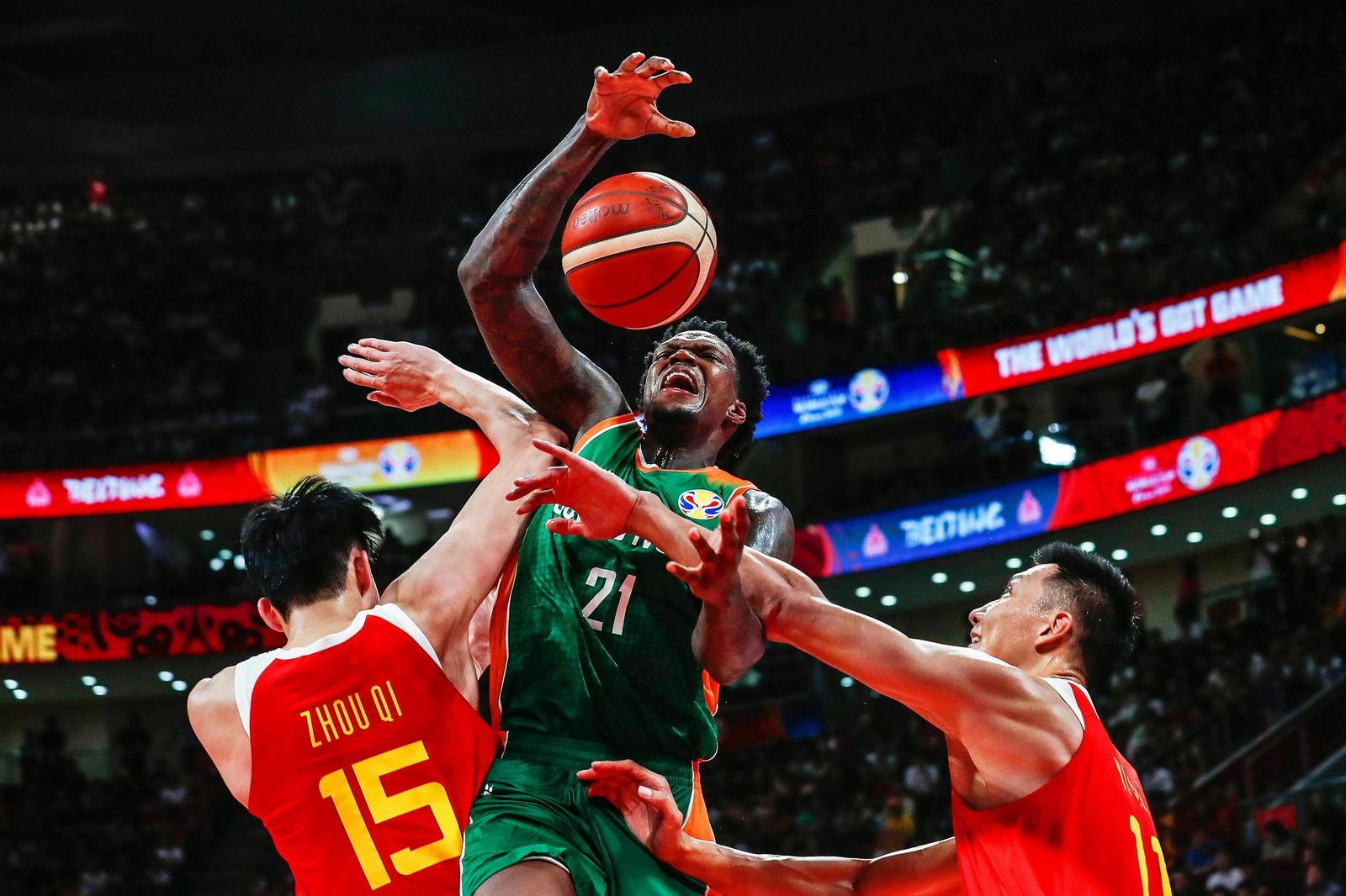 Deon Thompson, durante el pasado Mundial.