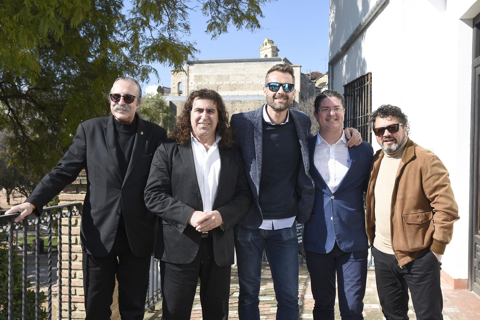 Cantores de Híspalis, ayer, en el Palacio de Orive.