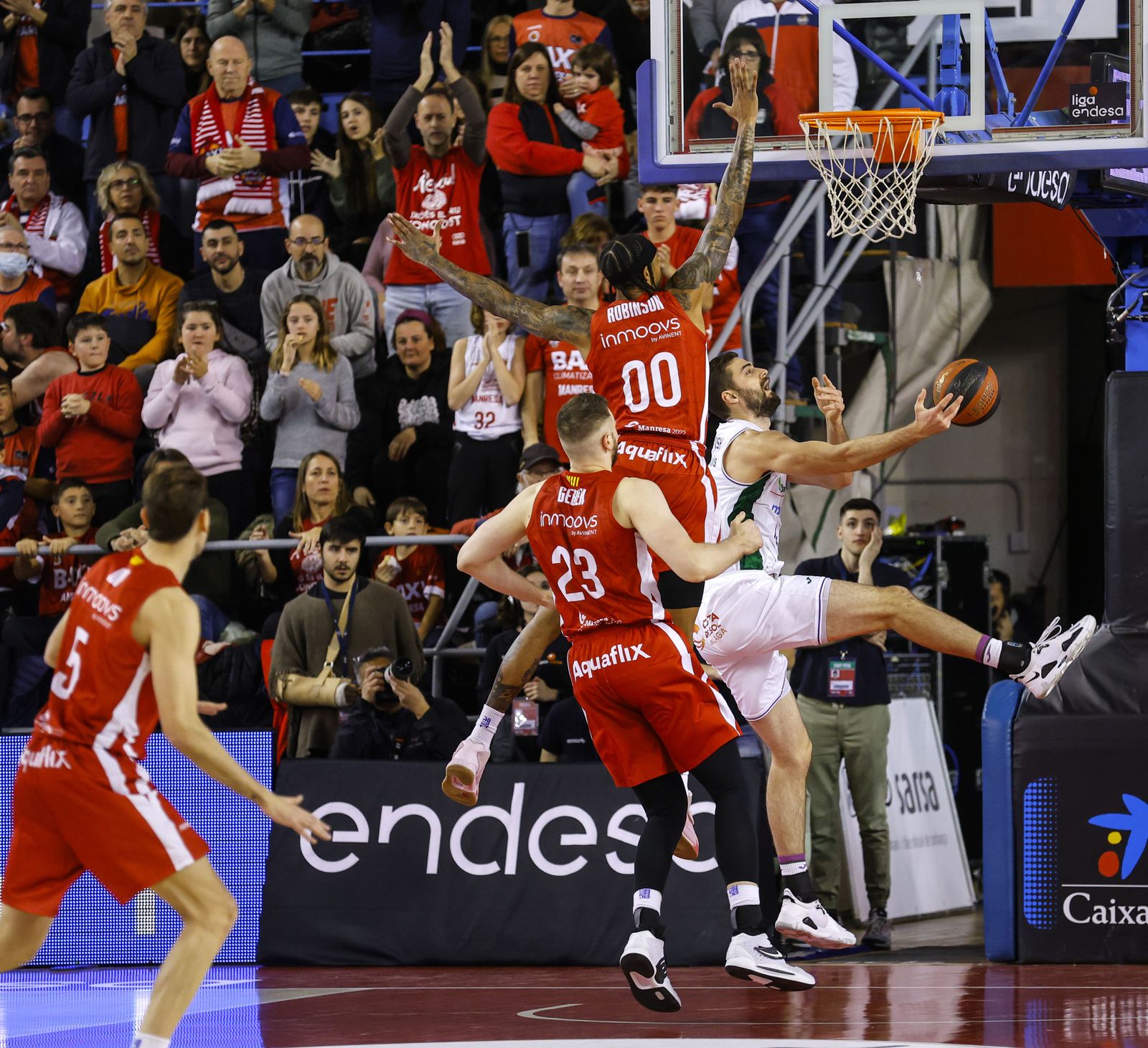 El Baxi Manresa - Unicaja, en fotos