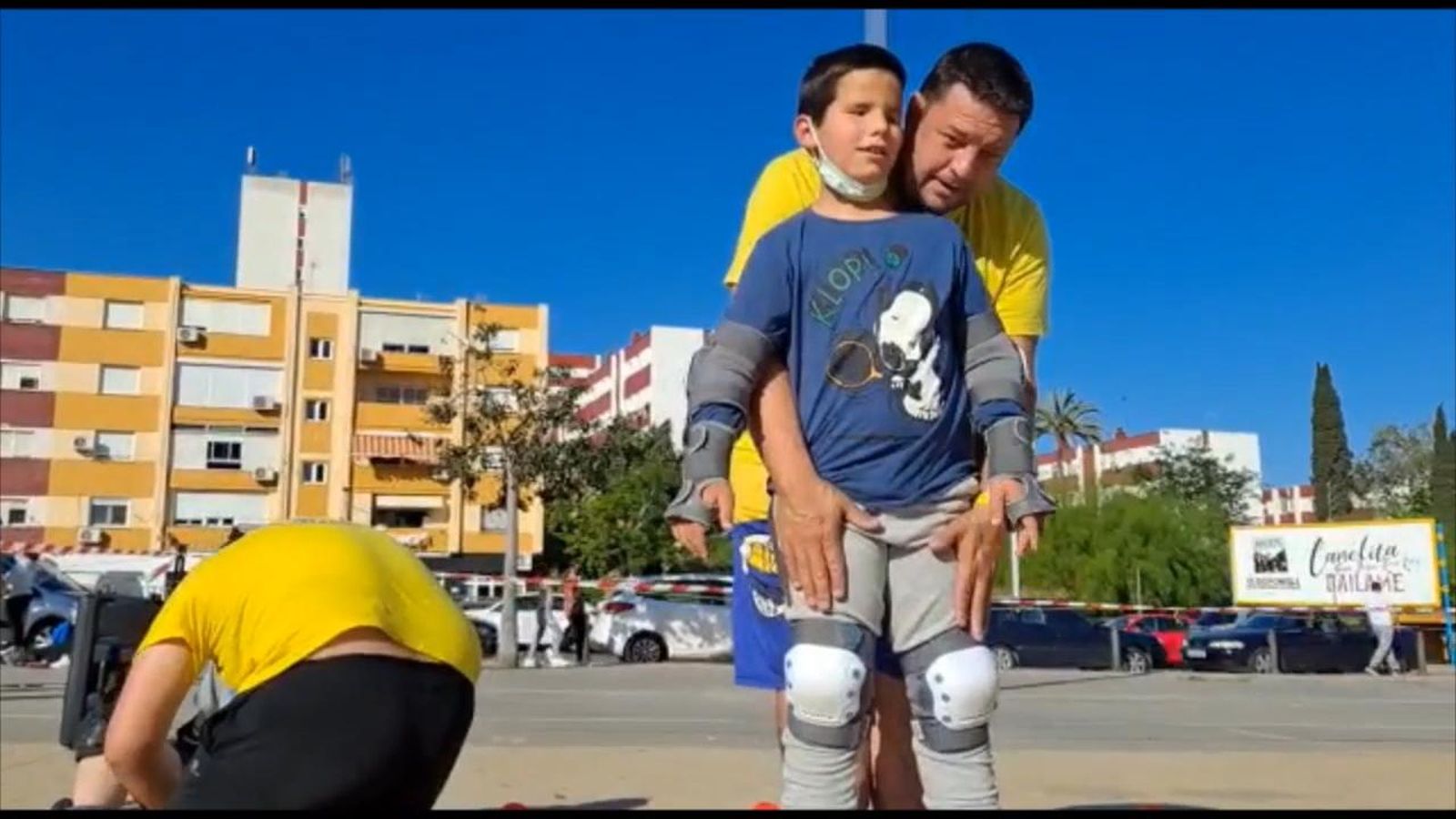 Clases de patinaje adaptado de Algeciras Patina