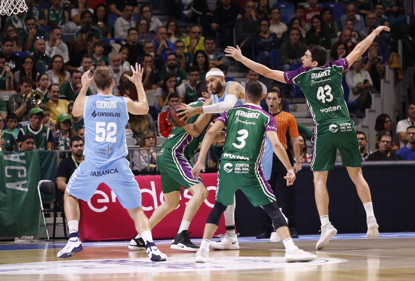 Las imágenes del Unicaja-Cafés Candelas Breogán