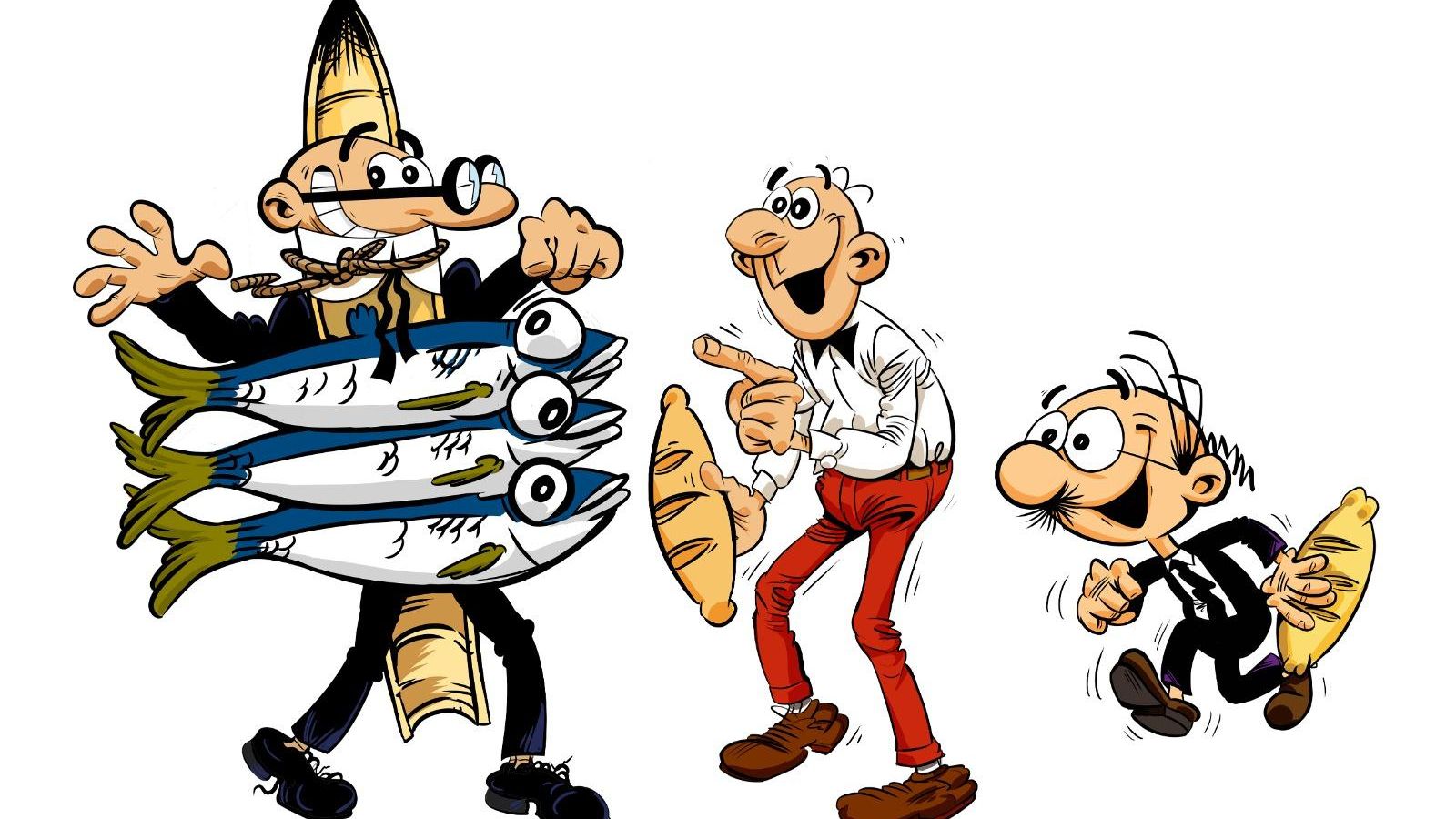 Los diseños originales del ilustrador torremolinense.