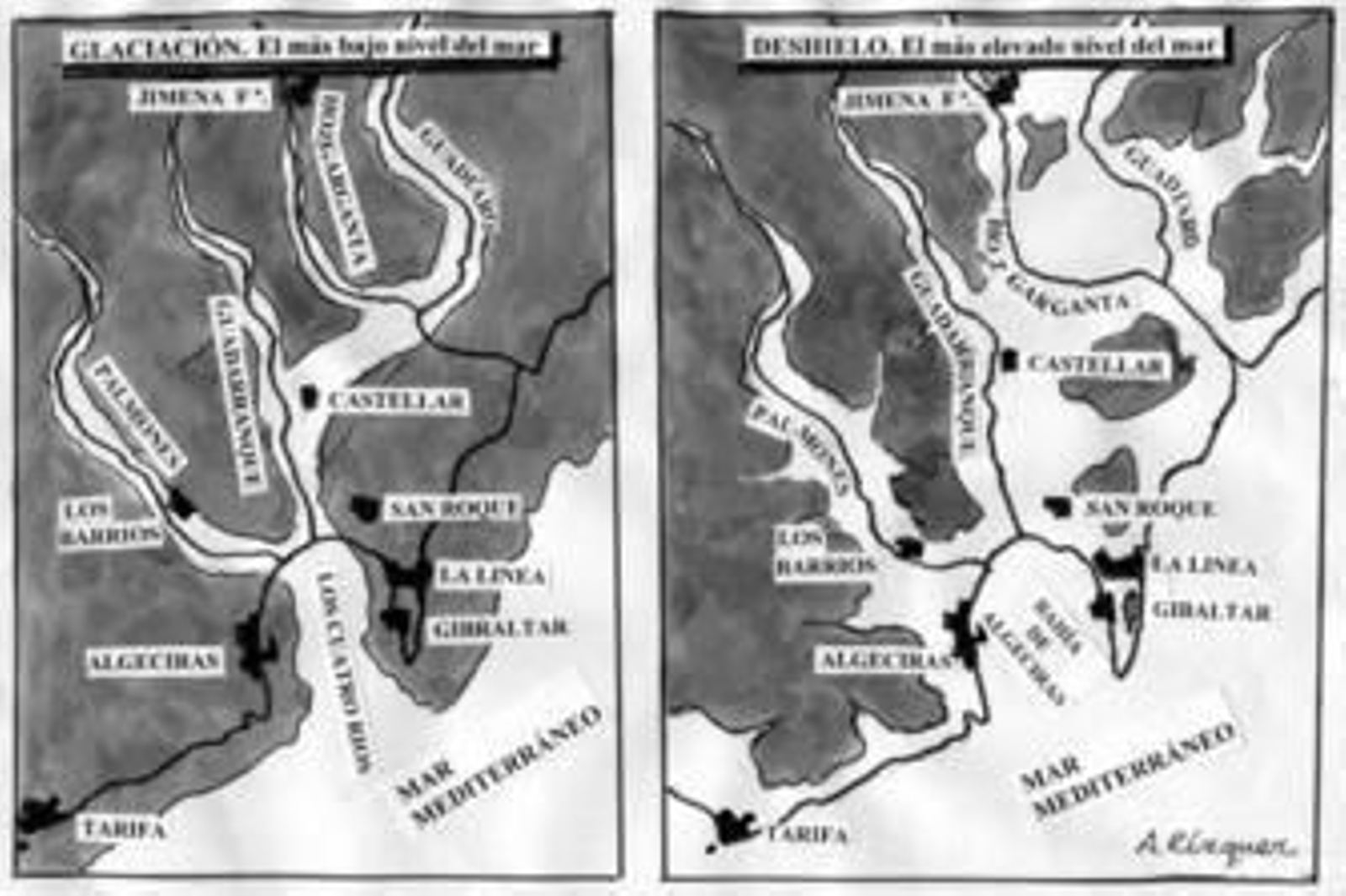 El río Guadiaro llegó a la Bahía y el mar a Jimena