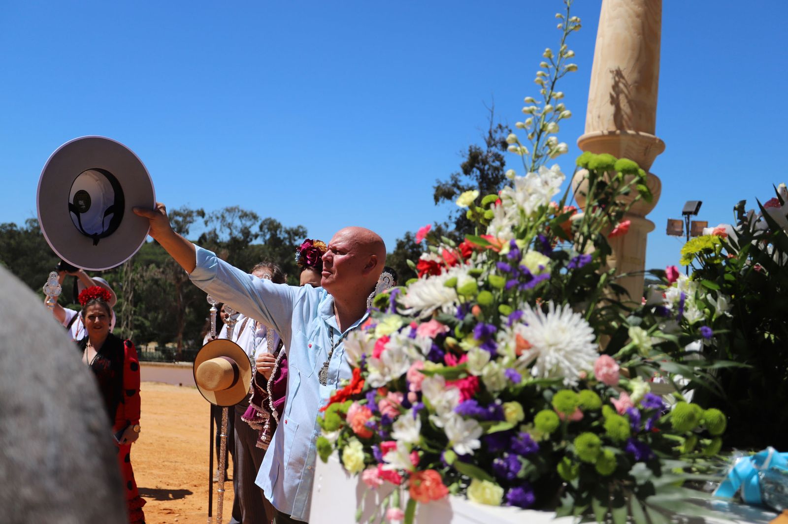 Imágenes de la presentación de las hermandades filiales ante la Virgen de Montemayor