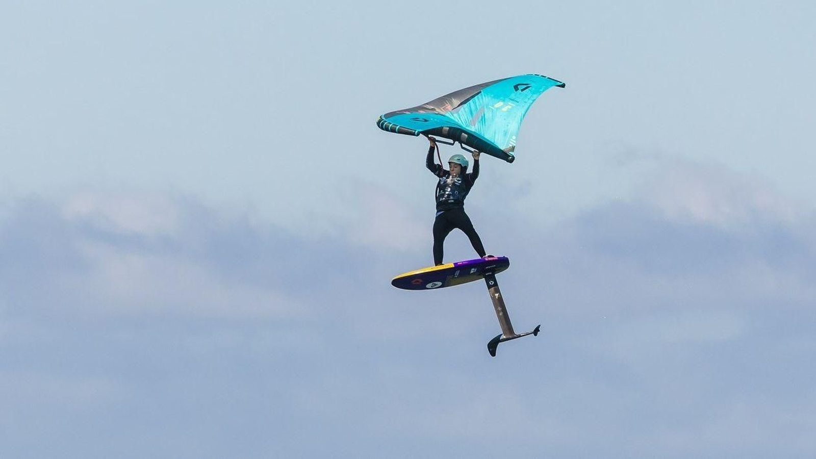 Nia Suardiaz, durante la competición