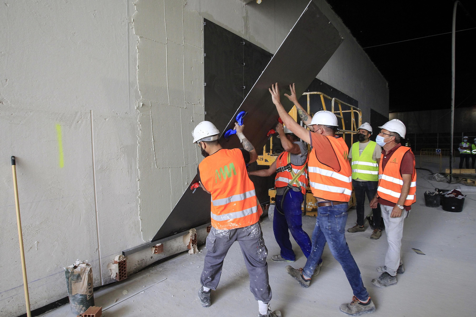 Fotos del avance de los trabajos del Metro de Málaga