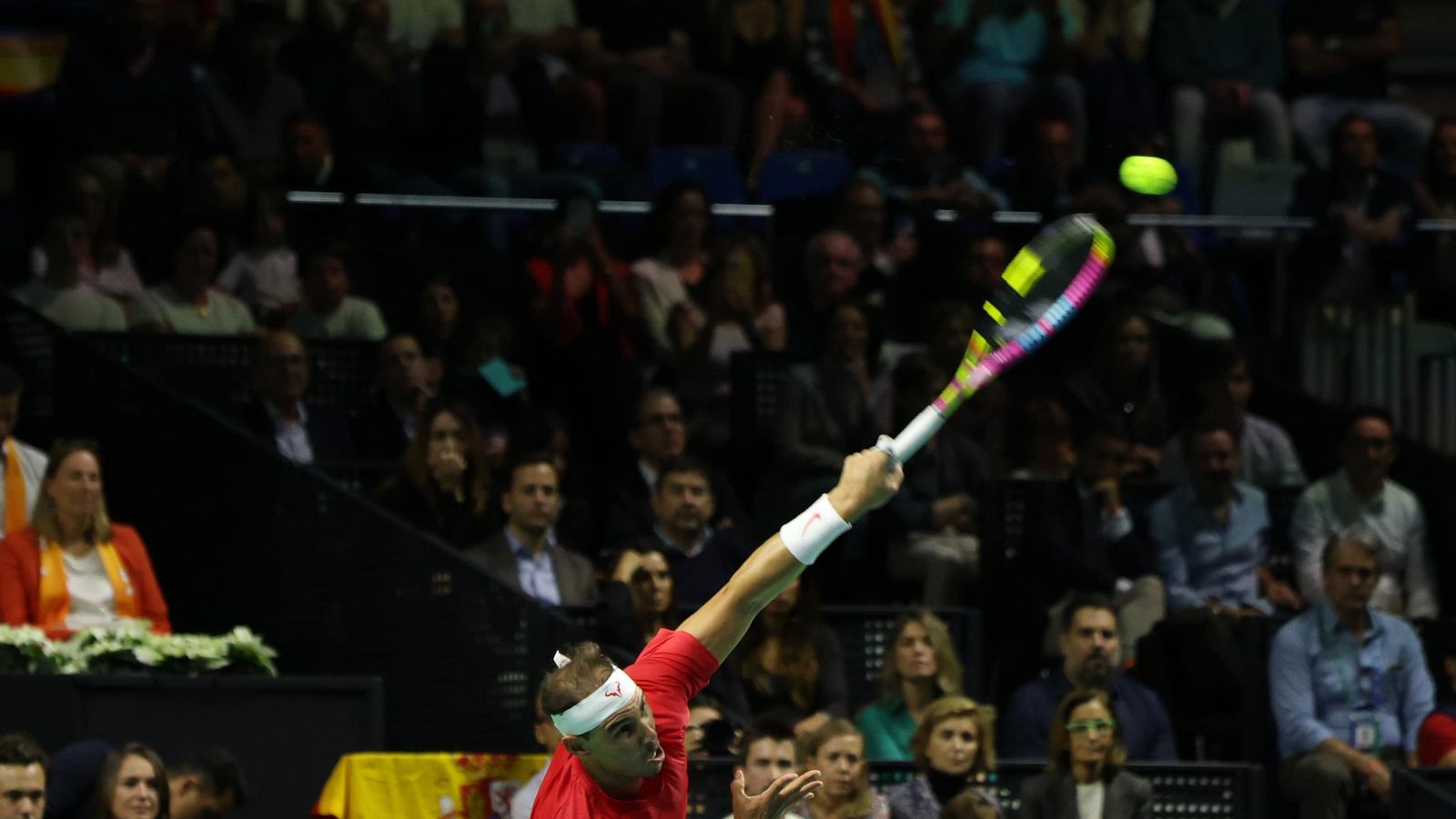 Las fotos del Rafa Nadal-Van de Zandschulp de la Copa Davis en Málaga