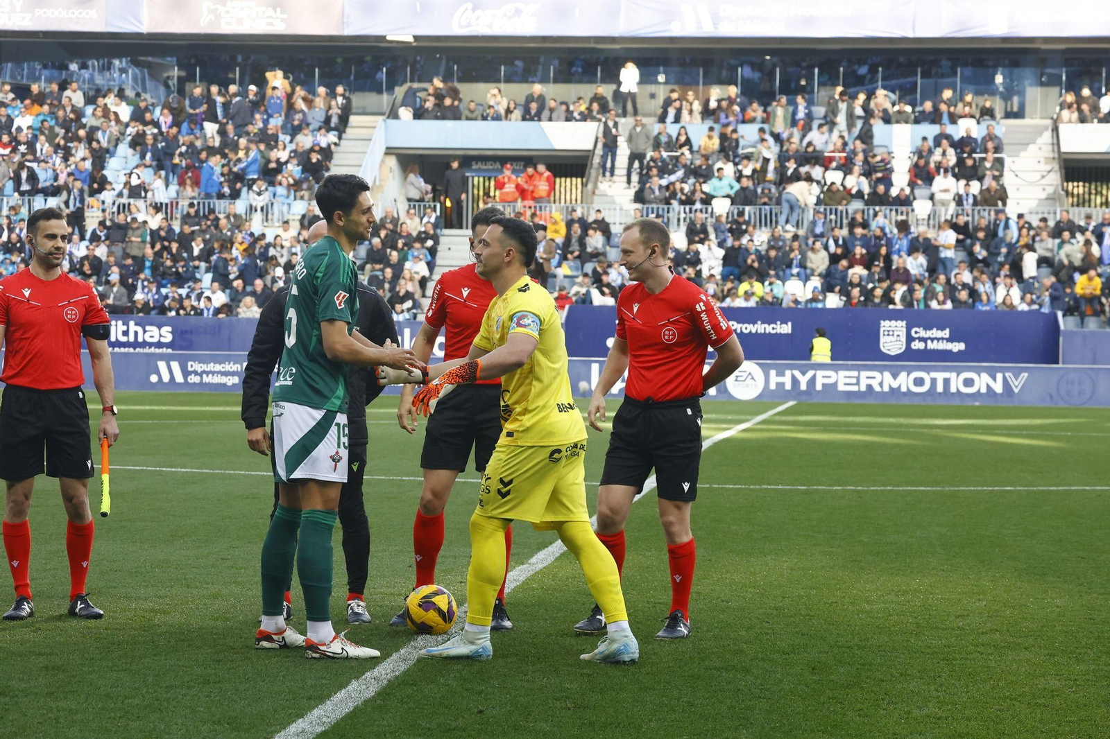 El Málaga CF-Racing de Ferrol, en fotos