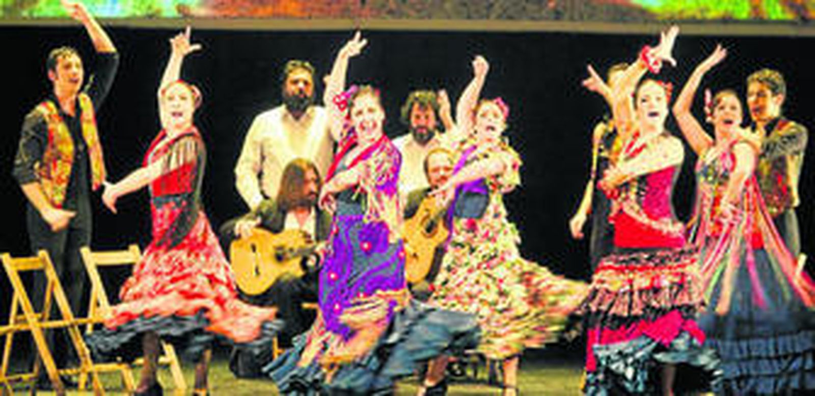 El Ballet Flamenco de Andalucía en un pase previo de En la Memoria del Cante: 1922'.