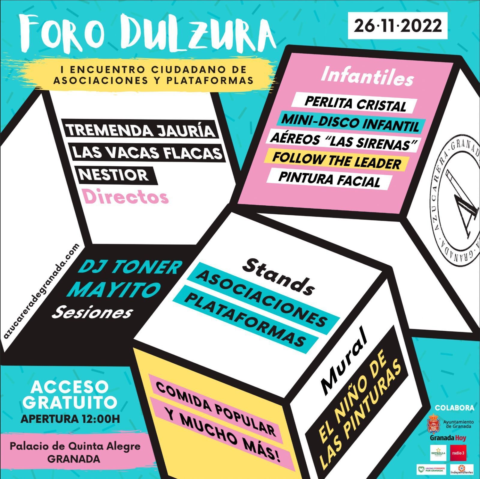 El I Foro Dulzura se realizará en el Palacio de Quinta Alegre.