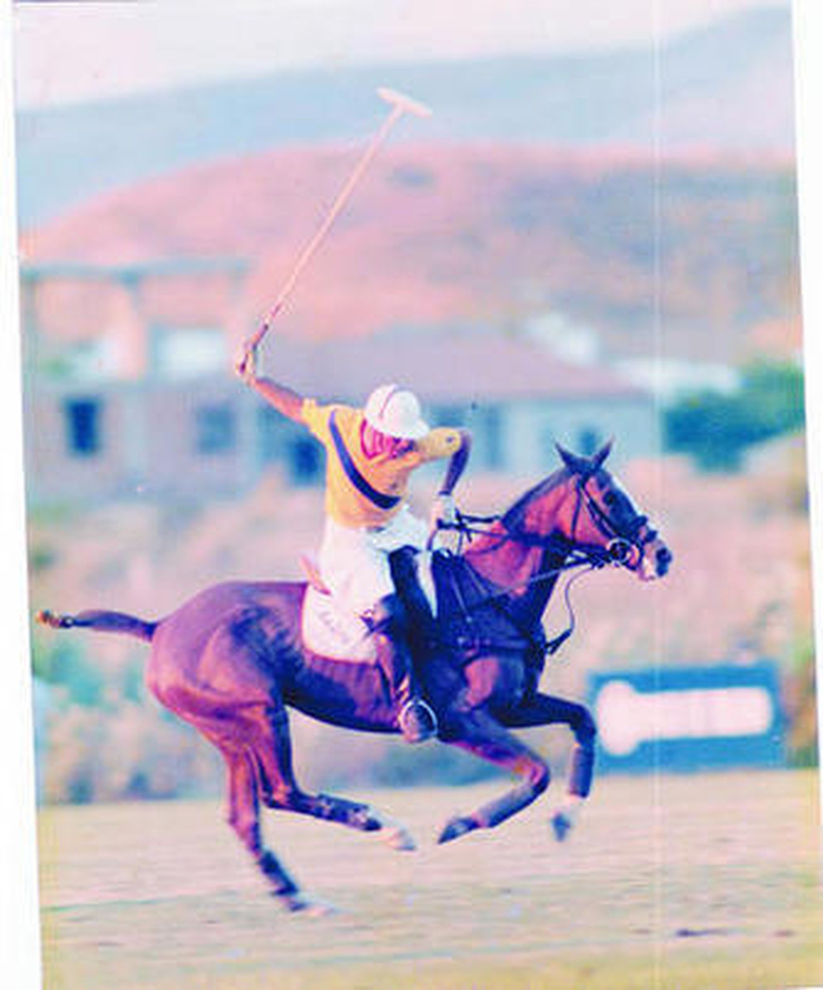 José Ignacio Domecq Fernández de Bobadilla, en plena acción disponiéndose a taquear la bocha.