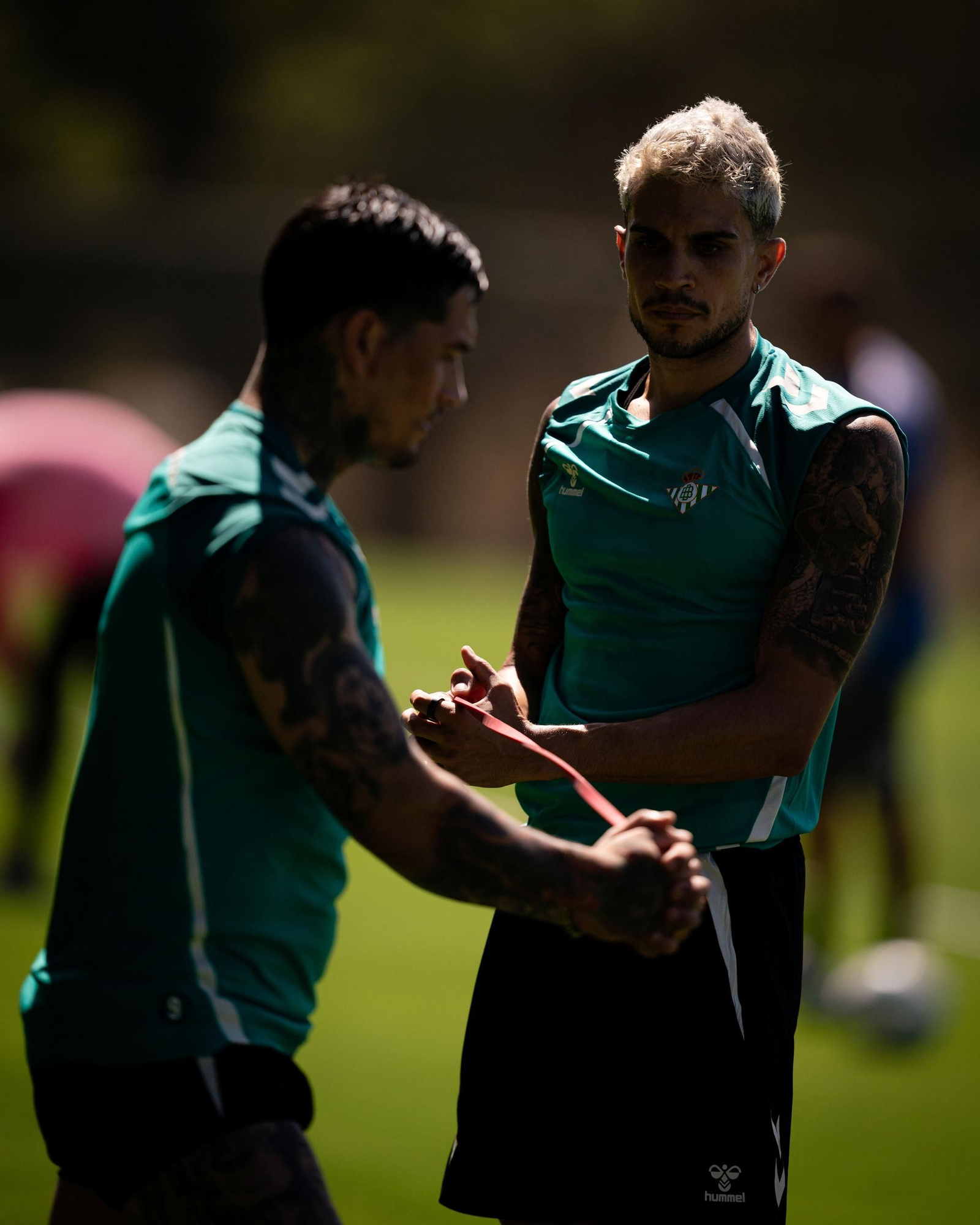 Las fotos del primer día del Betis en Almancil.