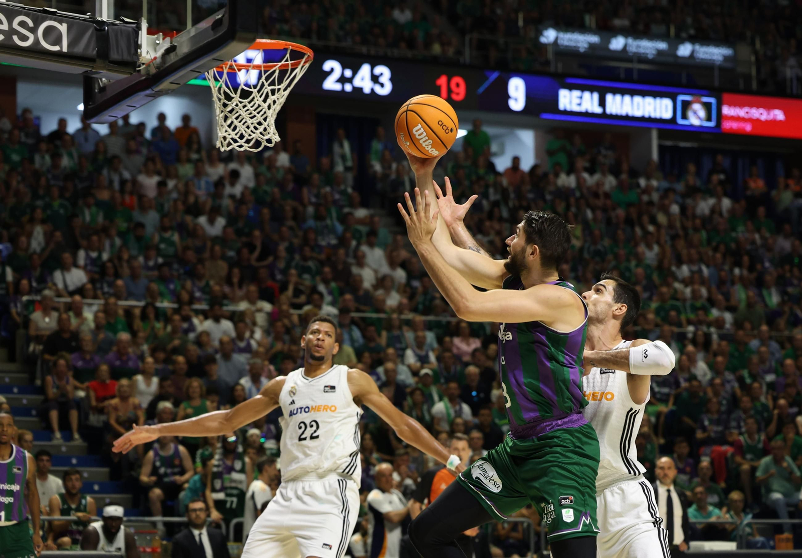 El Unicaja-Real Madrid, en fotos