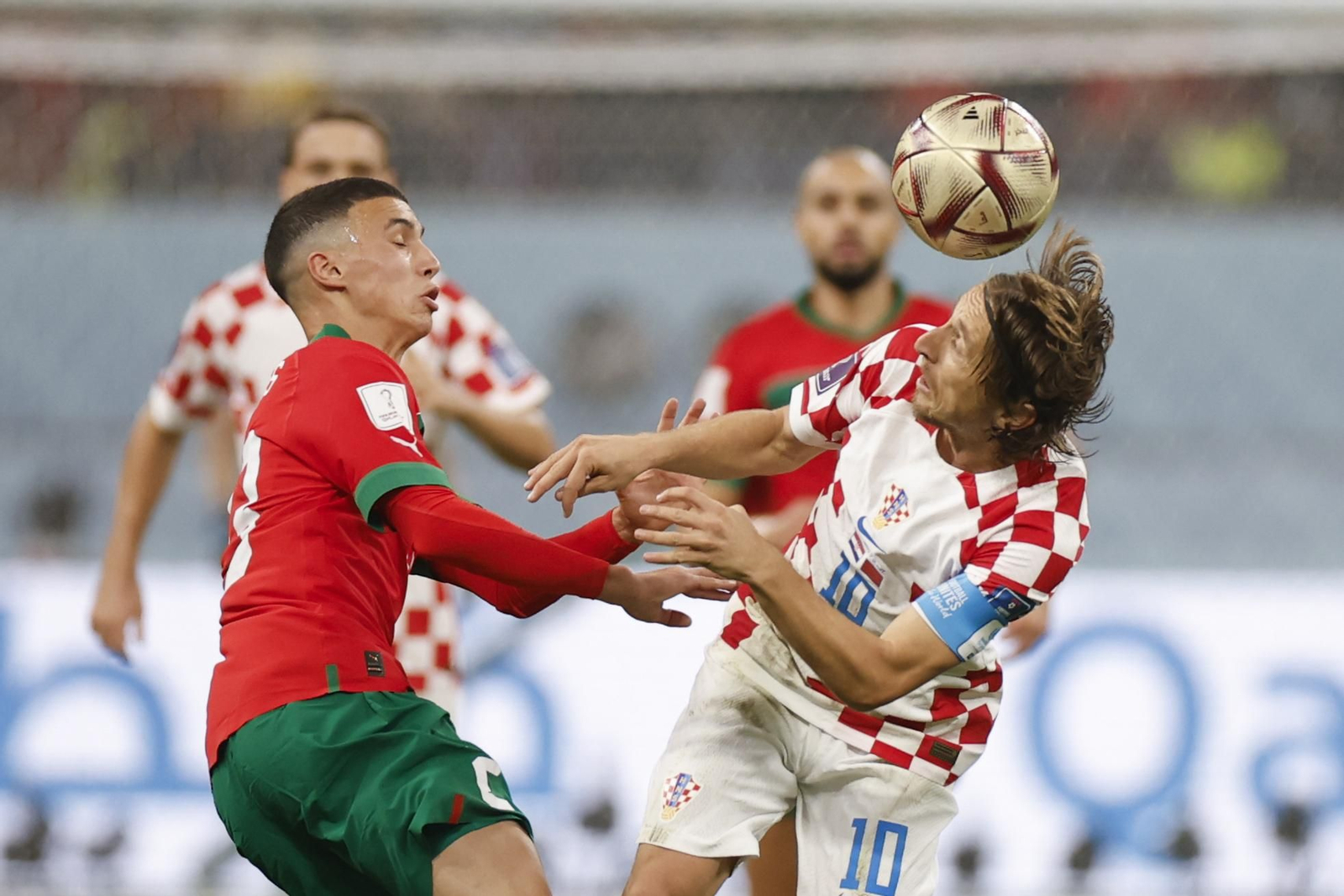 Las fotos del Croacia-Marruecos del Mundial de Qatar