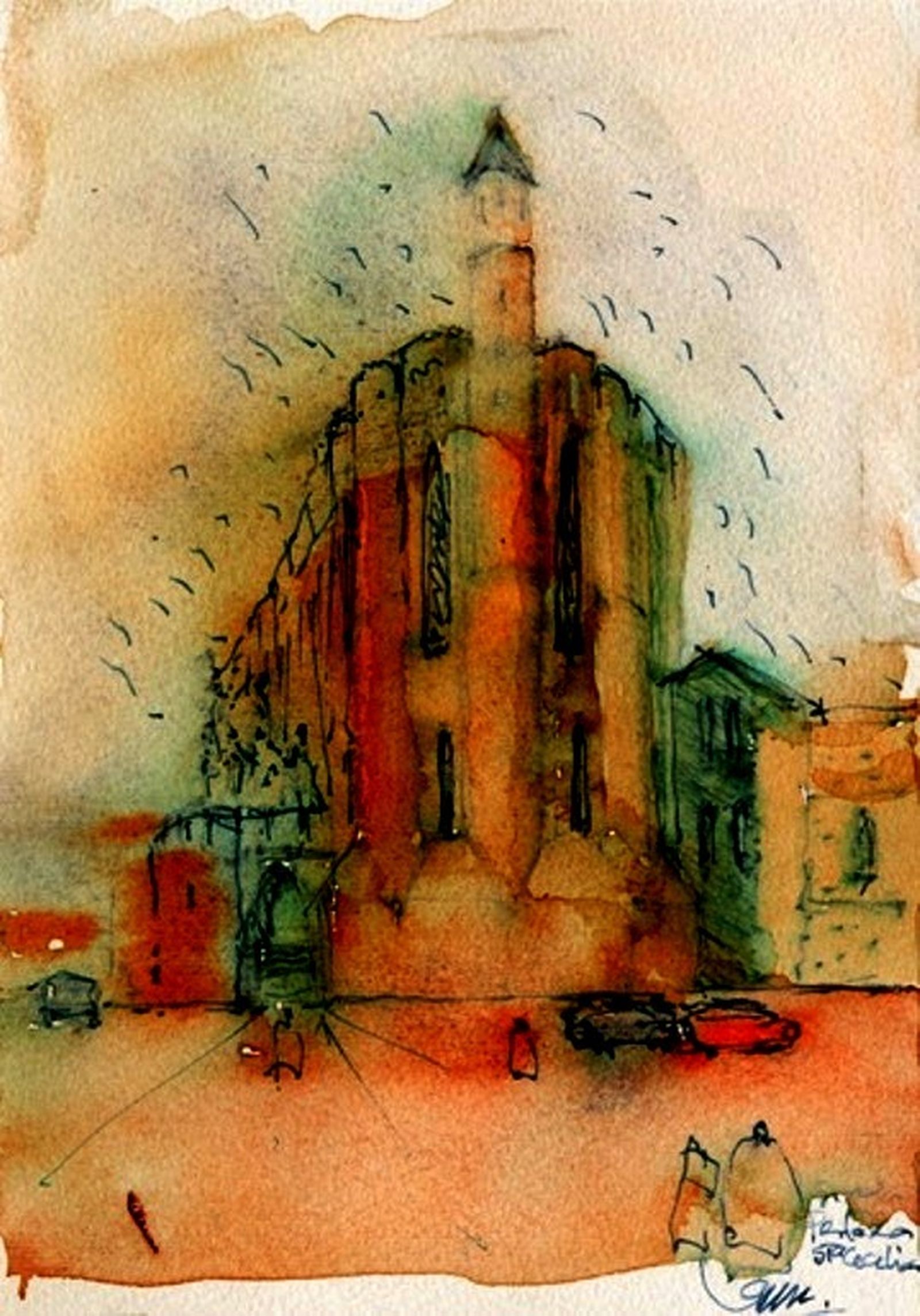 Ábside de la catedral de Albi.