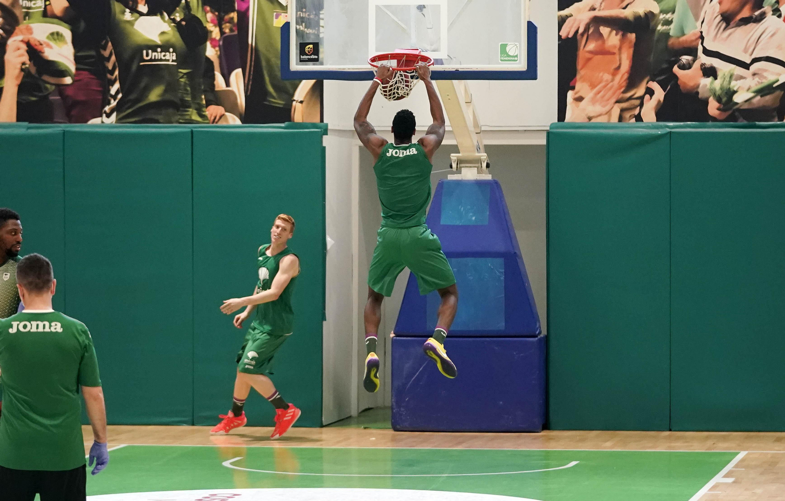 El entrenamiento del Unicaja por dentro, en fotos