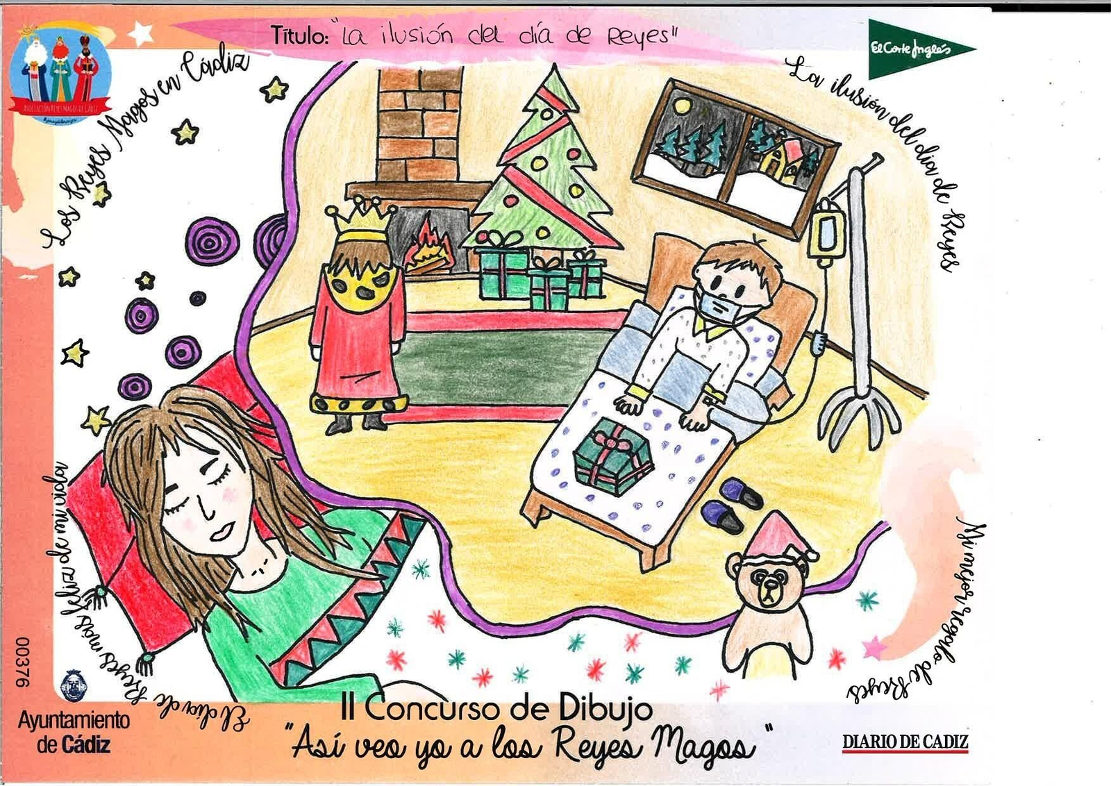 Las felicitaciones finalistas del II Concurso de Dibujo 'Así veo yo a los Reyes Magos'