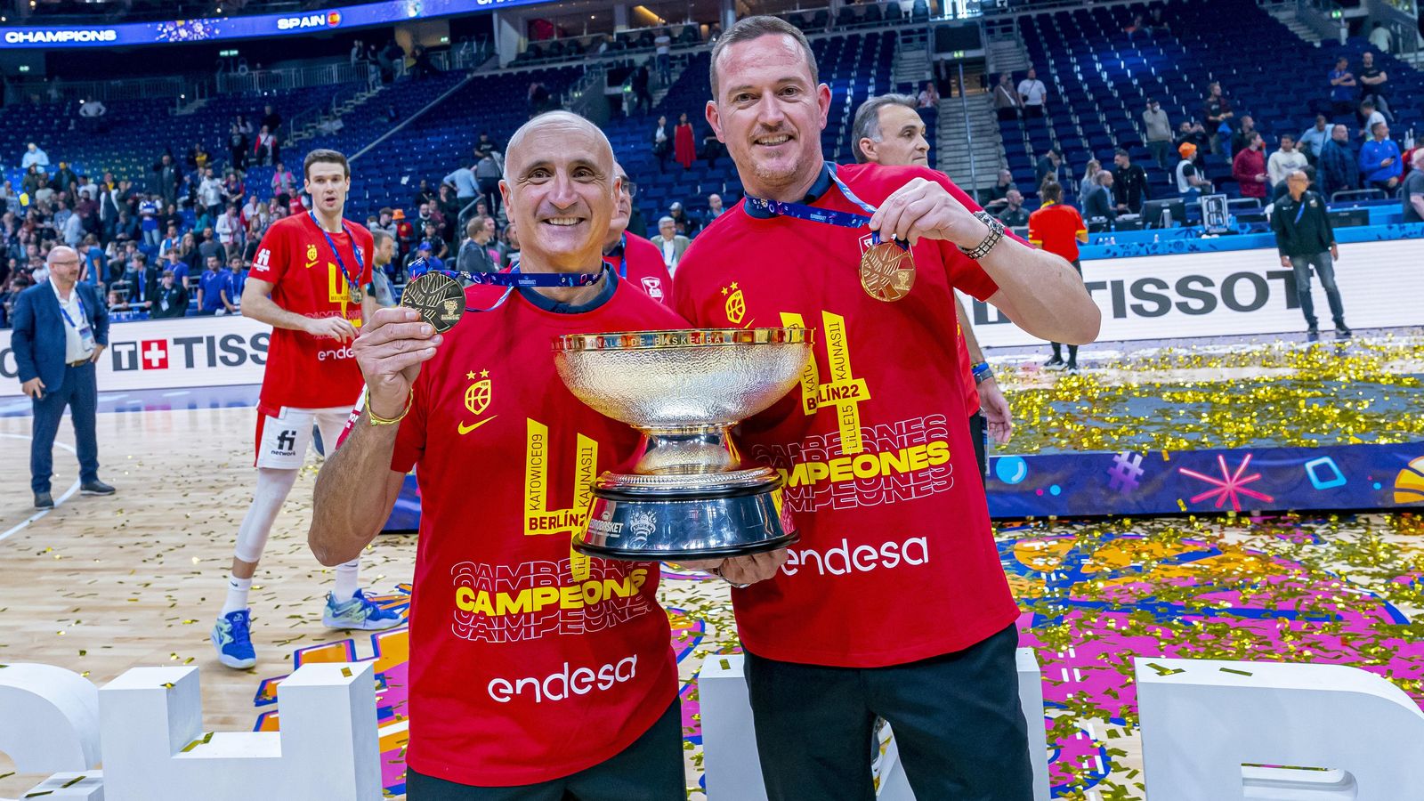 Enri Salinas y Carlos Salas. Enri Salinas y Carlos Salas.