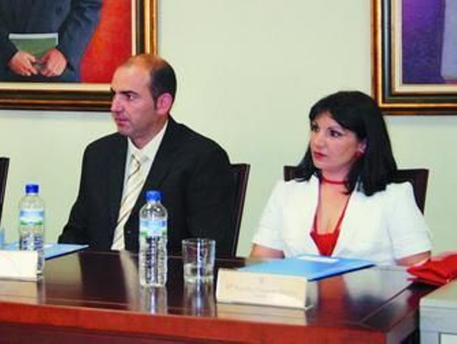 Augusto Gil y Yolanda Holgado, ediles de la ASM que ayer dimitieron como miembros del equipo de gobierno.