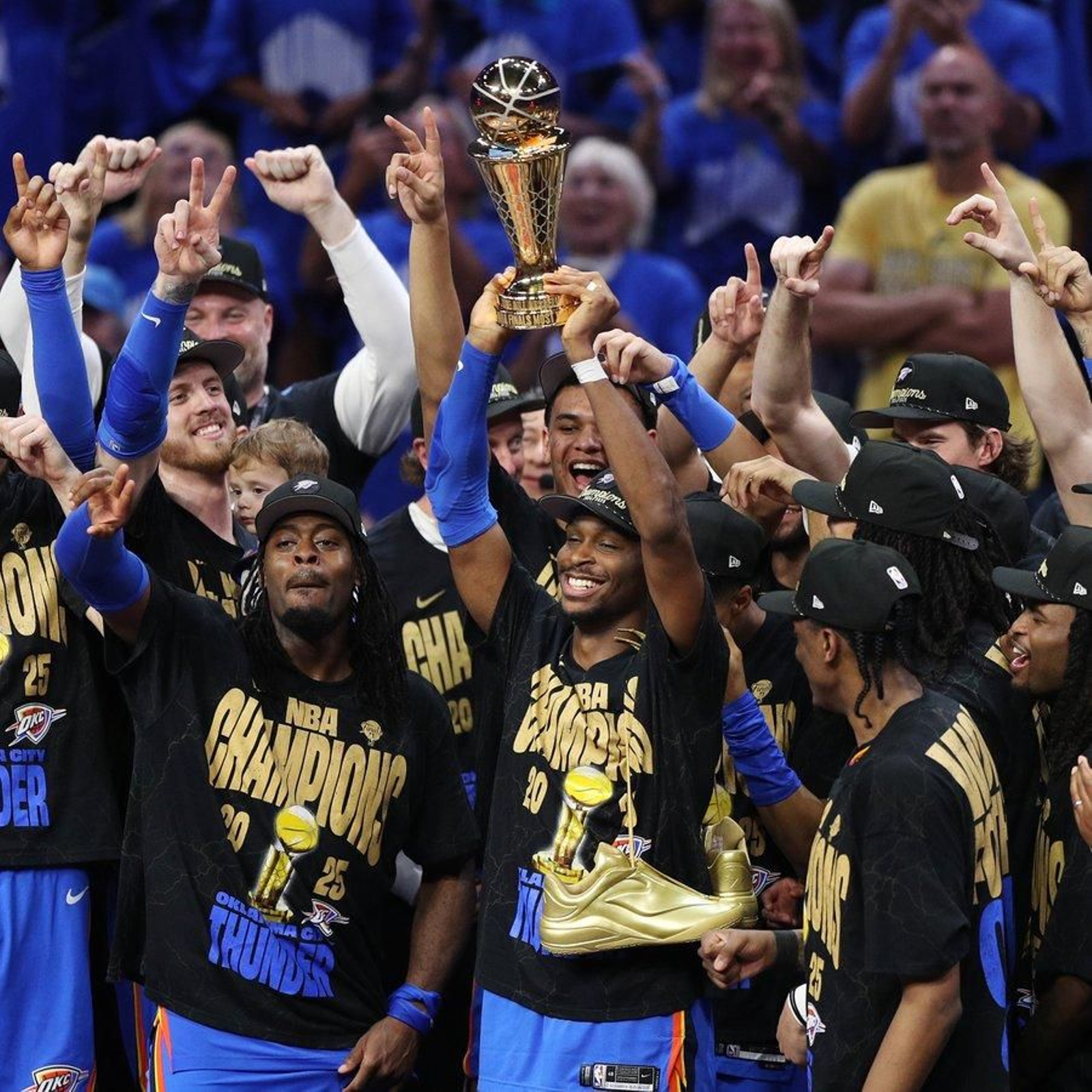 Las fotos del título de la NBA para Oklahoma City Thunder