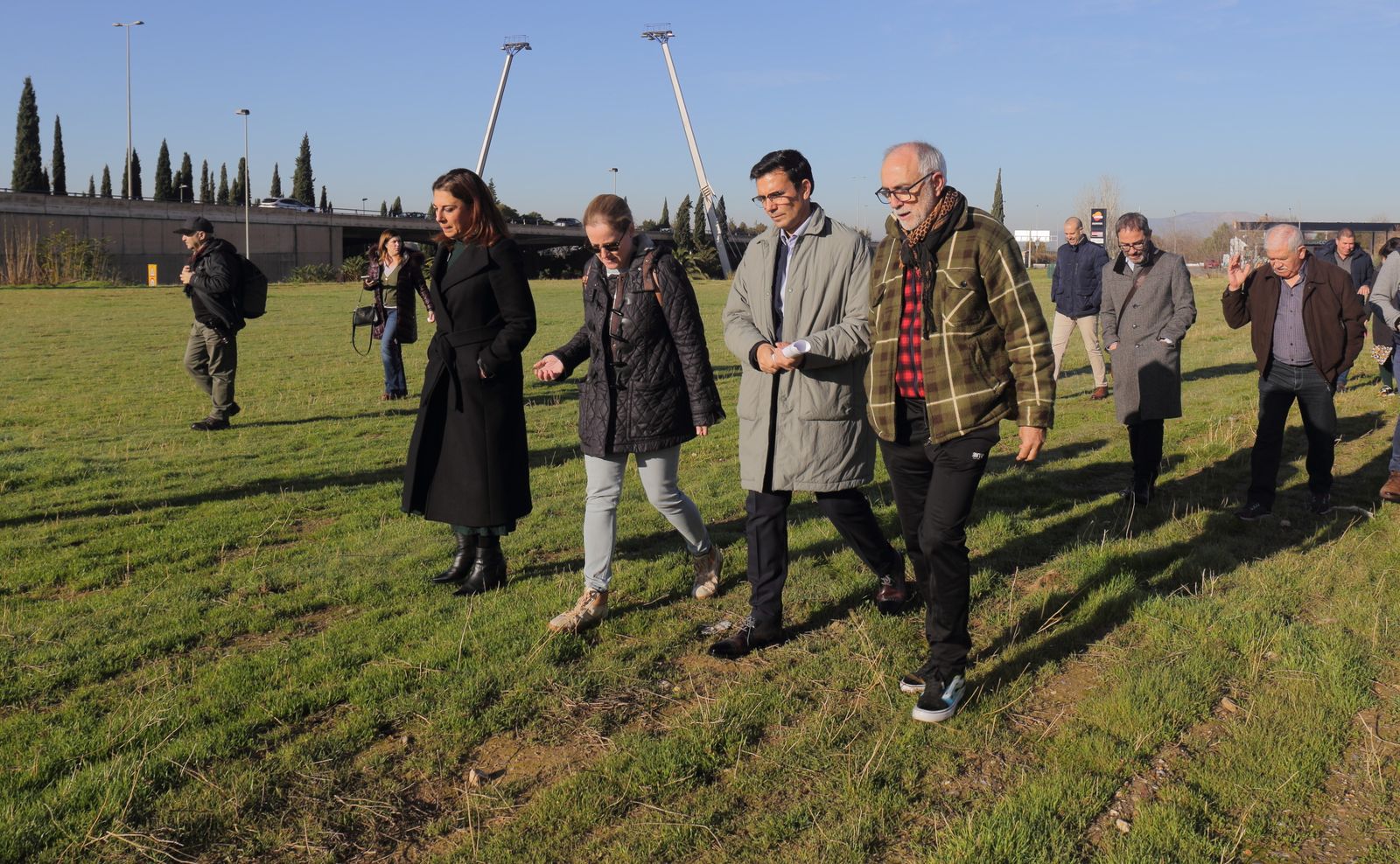 El alcalde ha visitado hoy la zona.