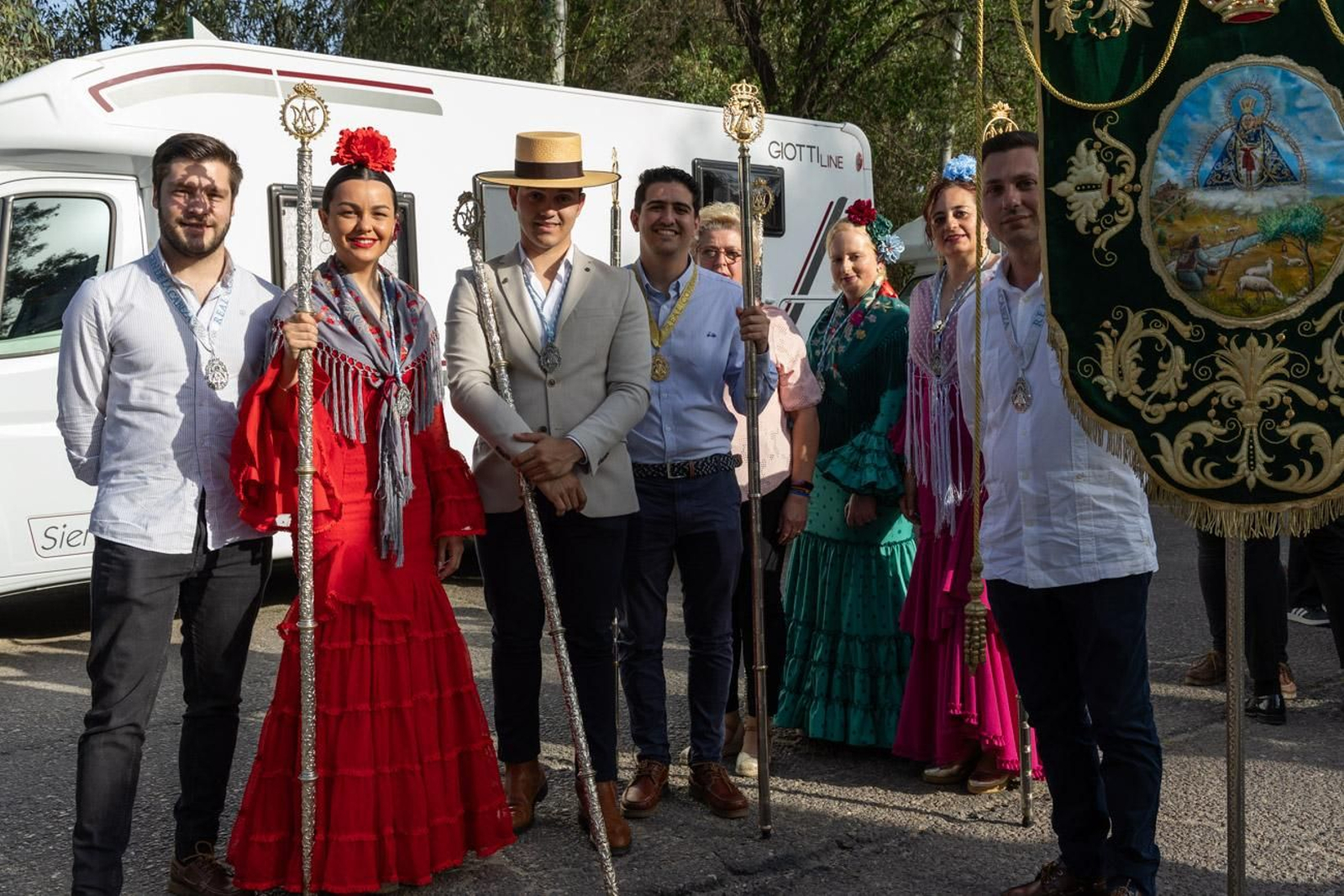 Recepción de Cofradías de la Romería de La Virgen de la Cabeza en Andújar