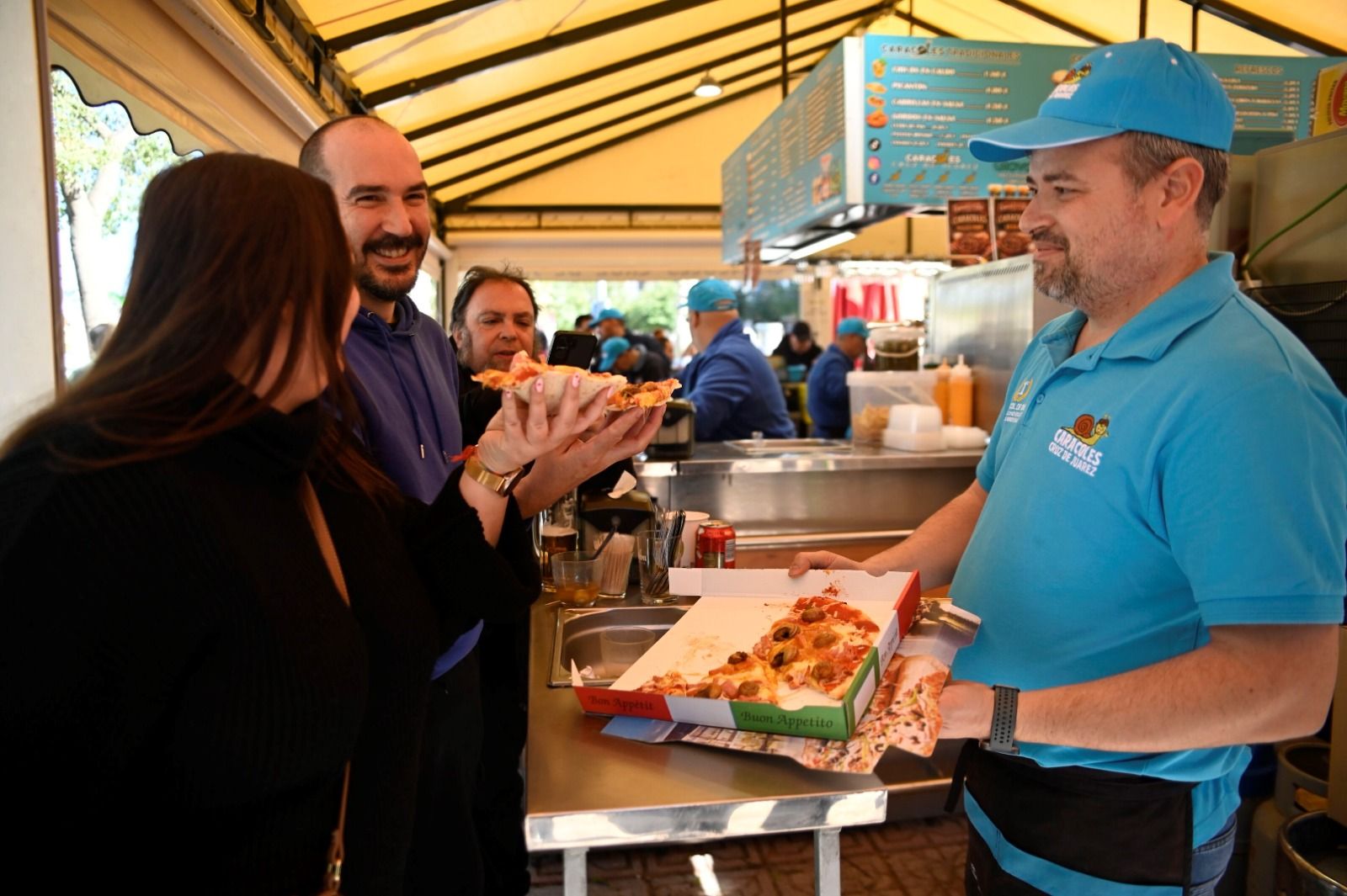 La pizza de caracoles de Cruz de Juárez