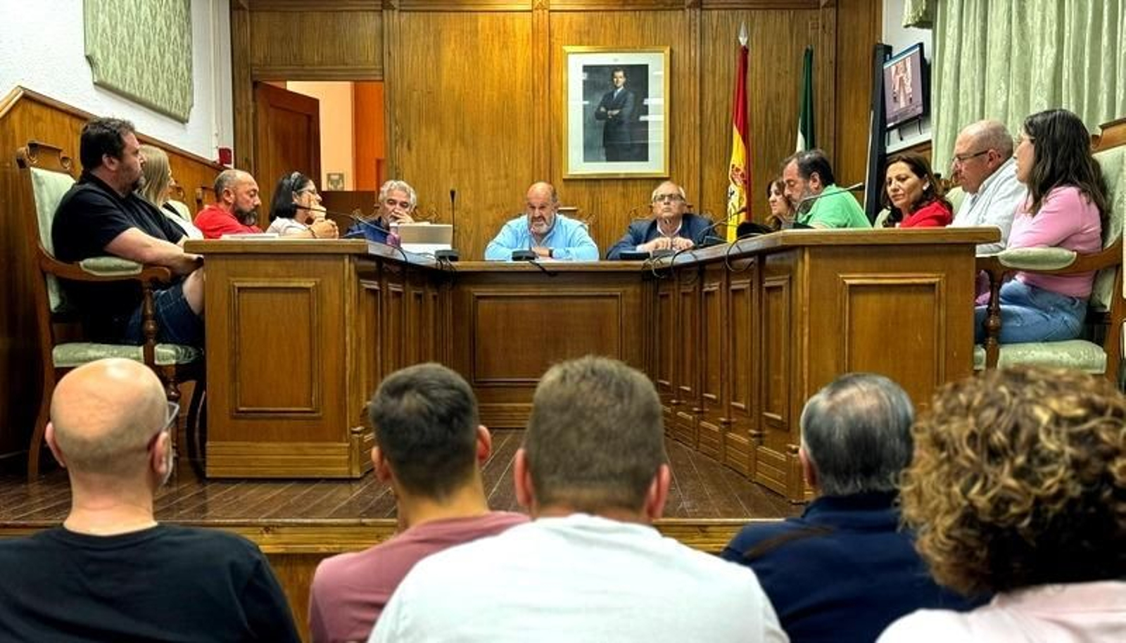 Momento de la sesión plenaria de Dalías.