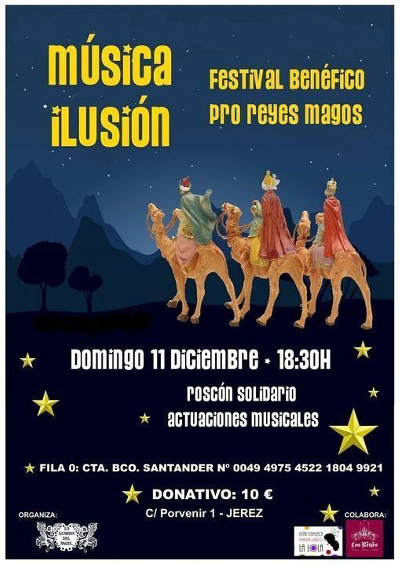 Festival benéfico pro Reyes Magos