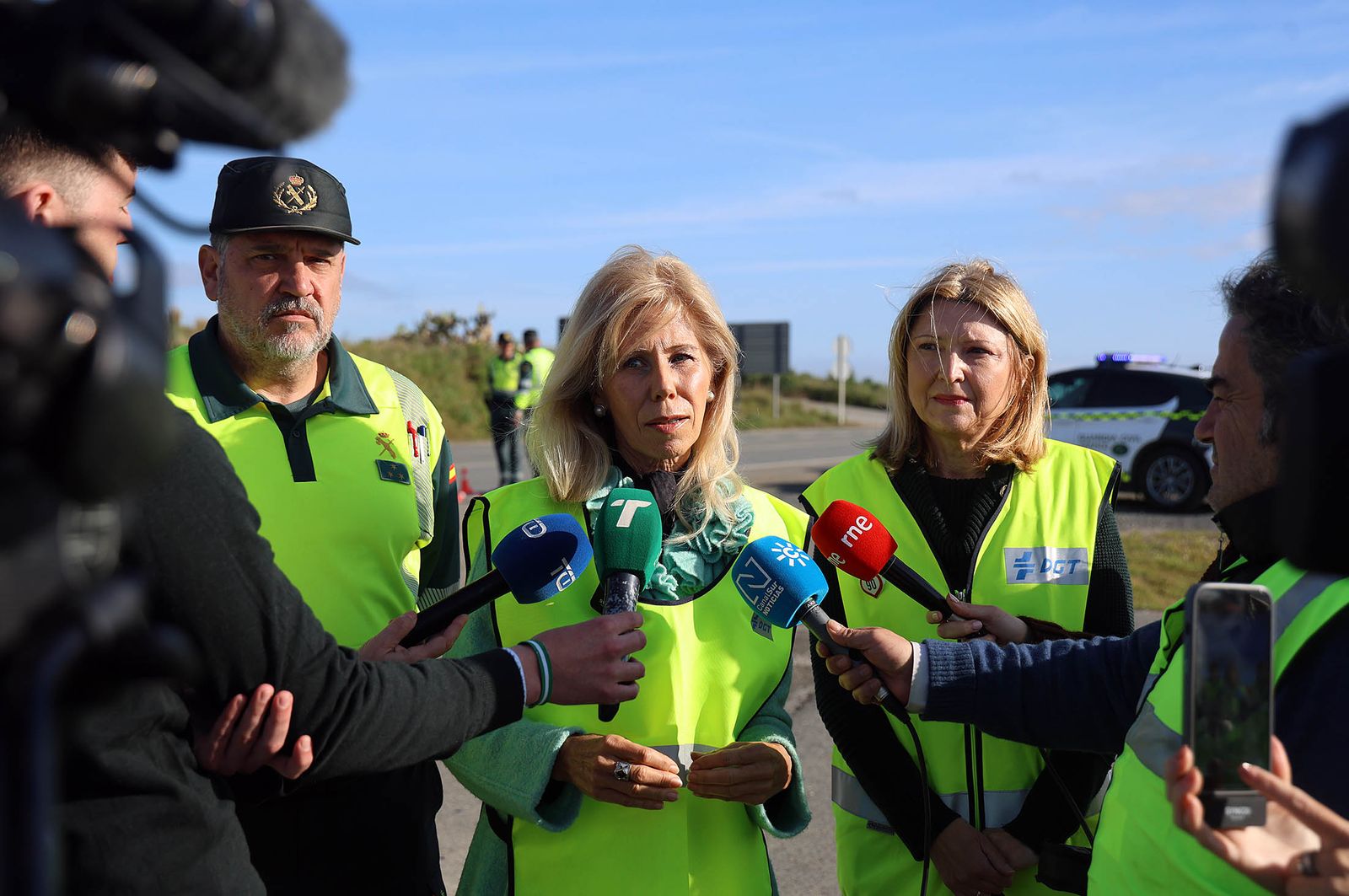 Imágenes de la Campaña de Control y Vigilancia diseñada por la DGT en Huelva