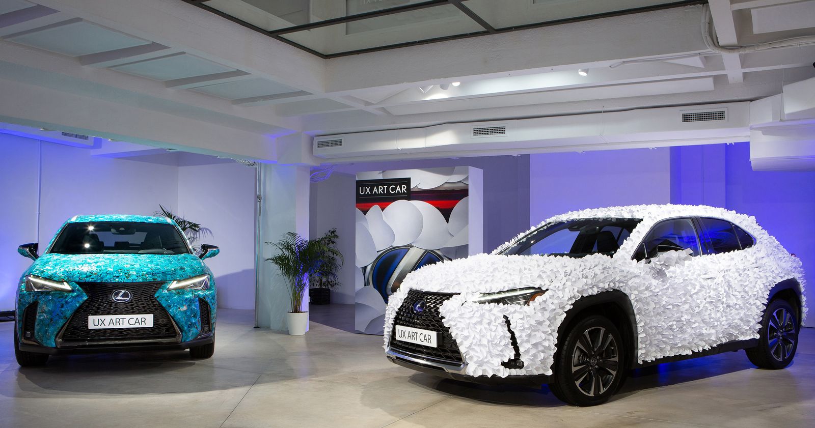 La segunda edición del Lexus UX Art Car 2020 fue Jardín Zen