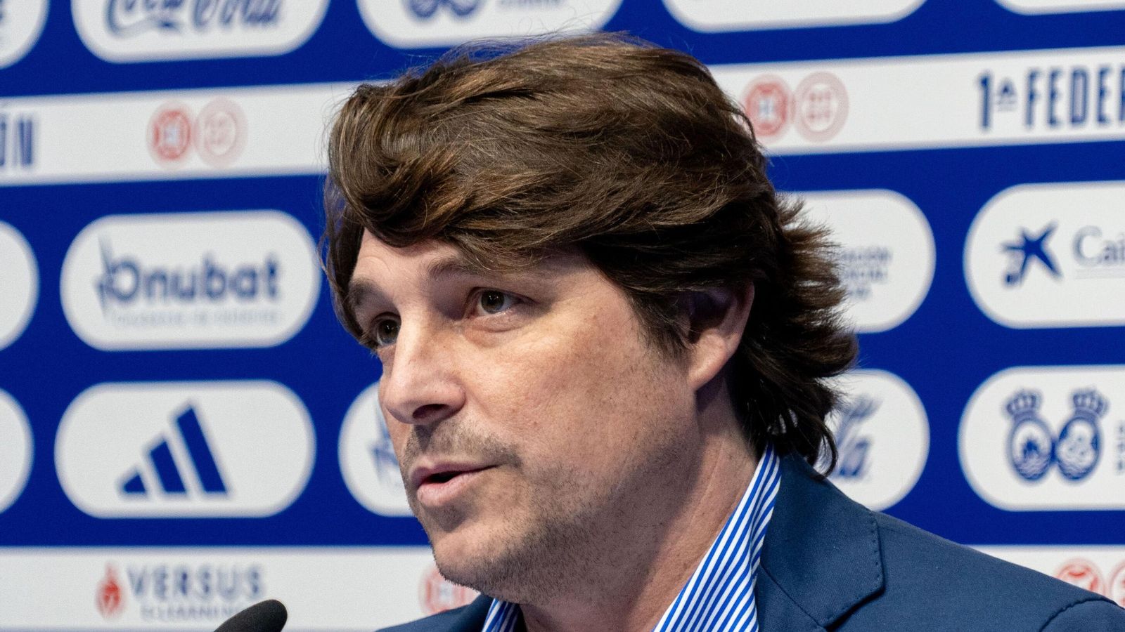 Adrián Fernández, durante su intervención.