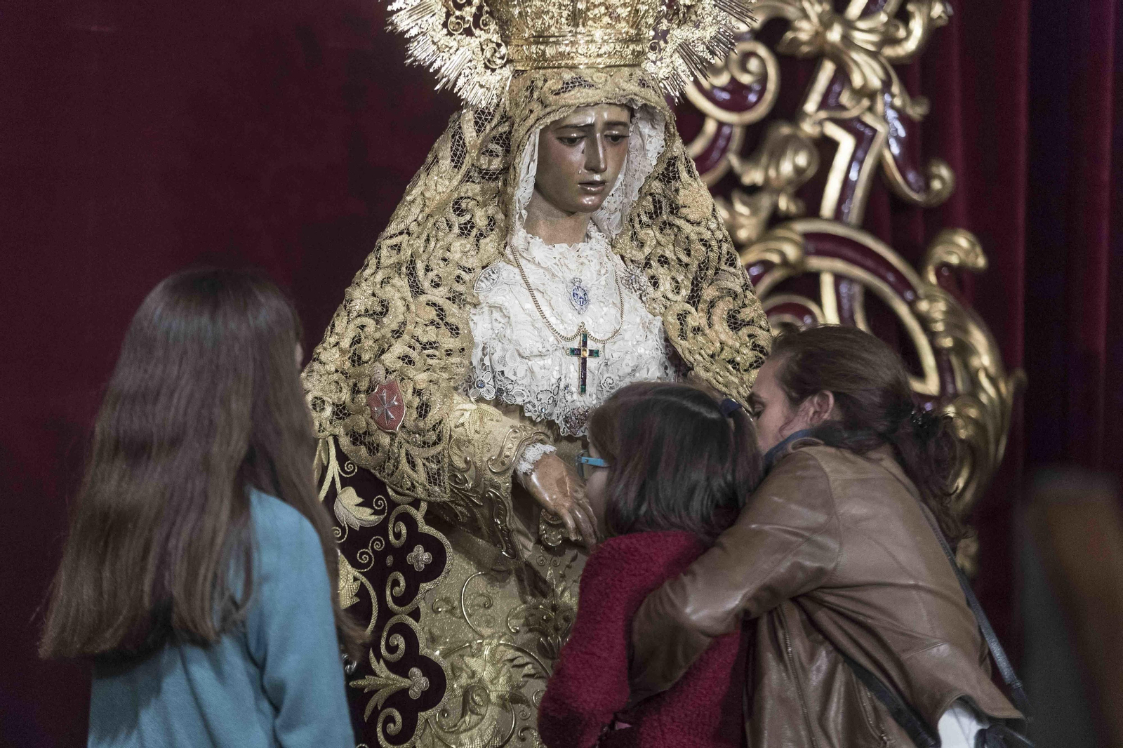 La Amargura se encuentra estos días en besamano.