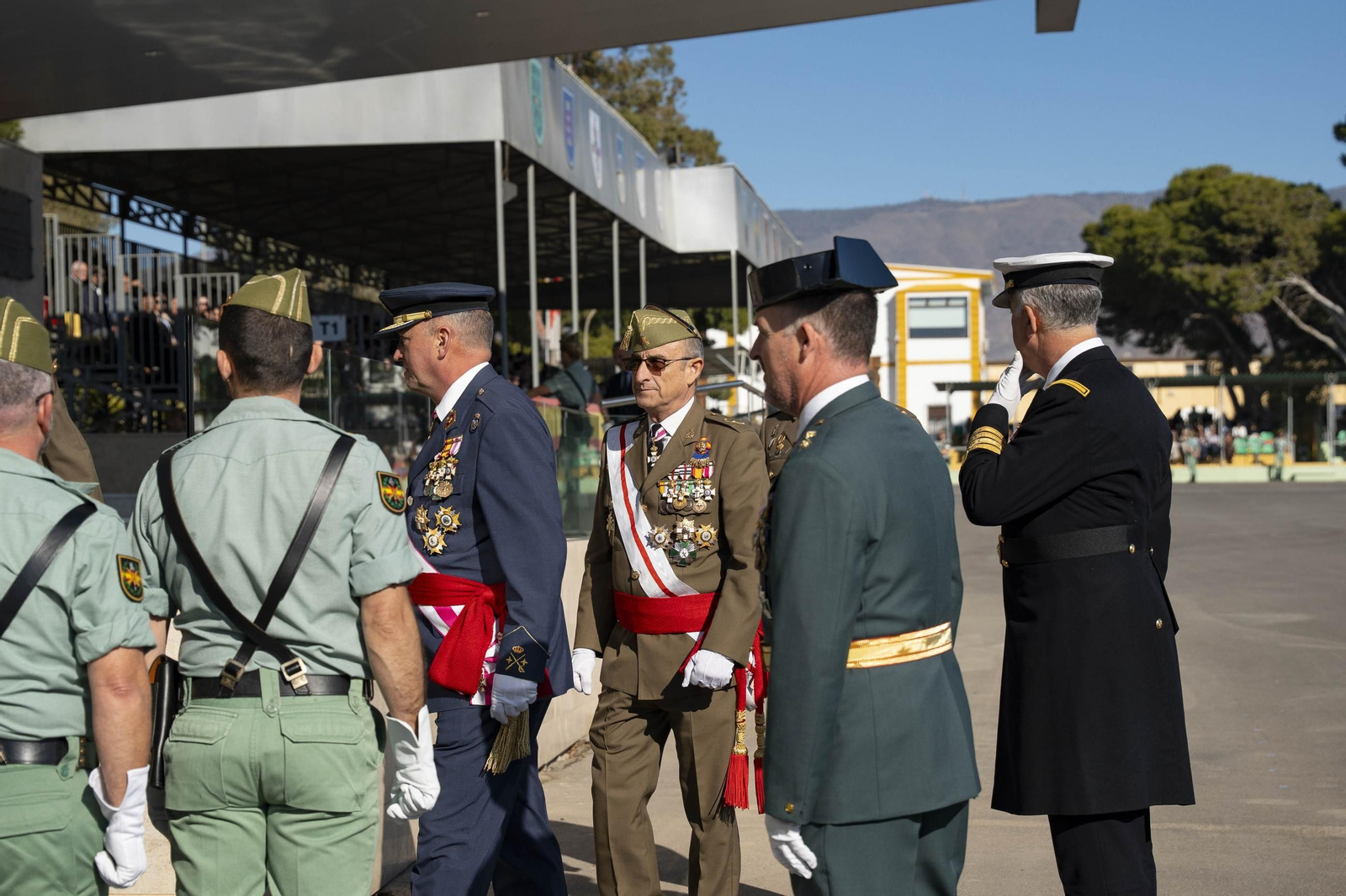 Así conmemora el día de la Inmaculada Concepción la Brigada de la Legión en Almería y despide al contingente que parte a Eslovaquia