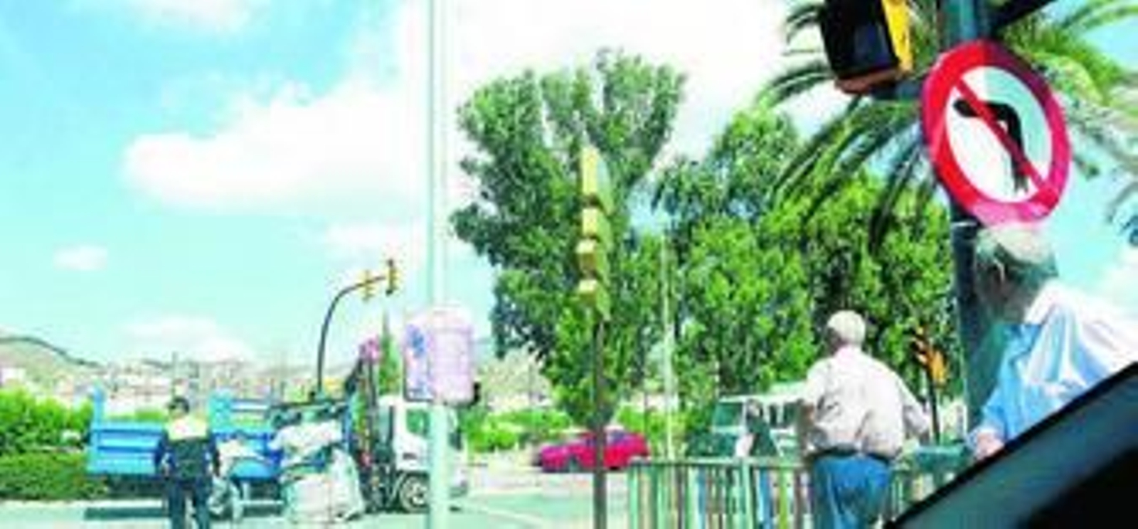 Accidente de dos turismos en la Avenida Ramón y Cajal, en una imagen de archivo.