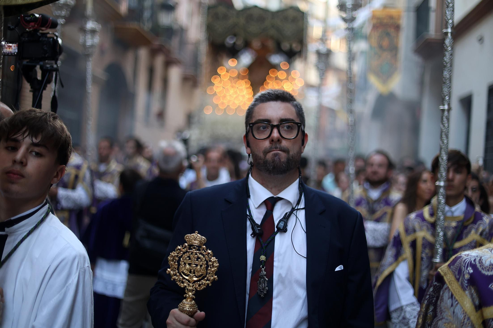 Imágenes de la procesión extraordinaria de la Virgen de la Esperanza por las calles de Huelva
