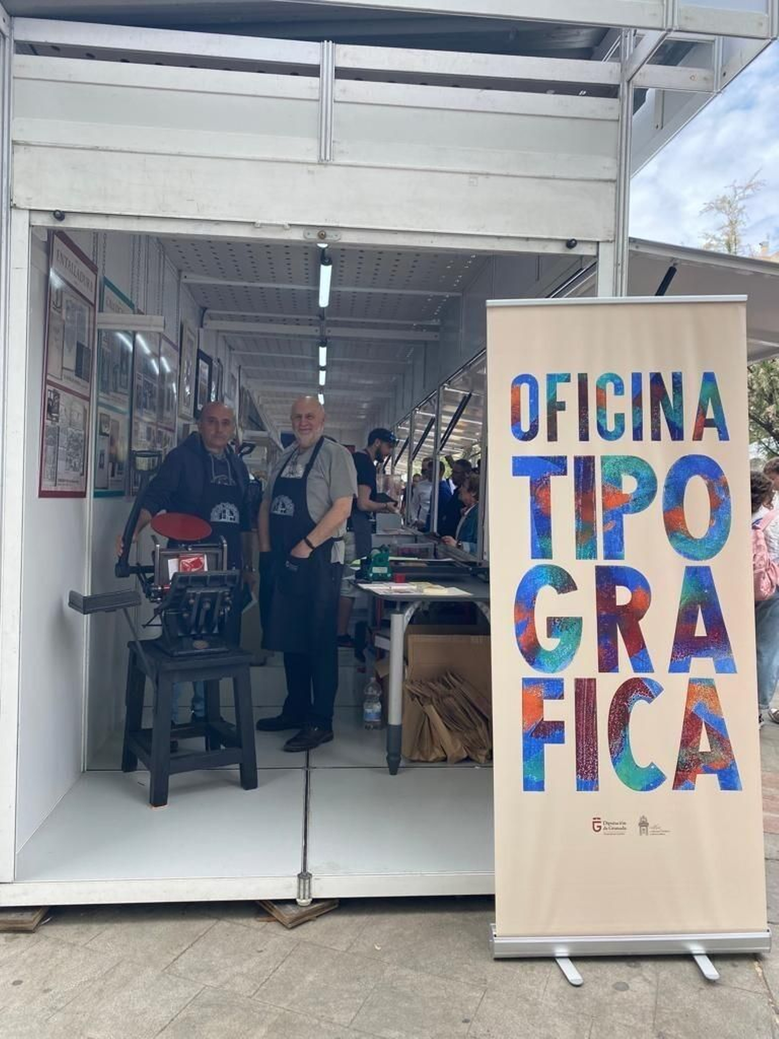 La Oficina Tipográfica de la Feria del Libro.