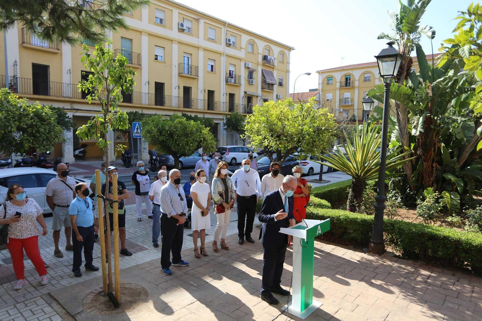 El alcalde de Málaga, Francisco de la Torre, en Carranque