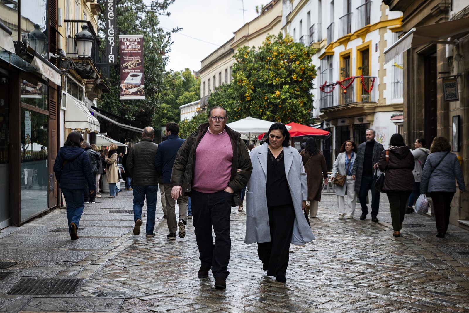 Imágenes del ambiente navideño del 24 de diciembre en Jerez