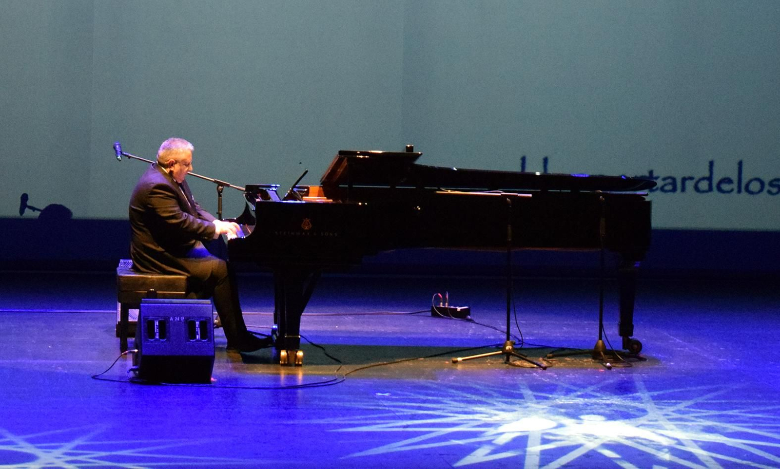 Salvador Martínez durante su actuación en el Auditorio.