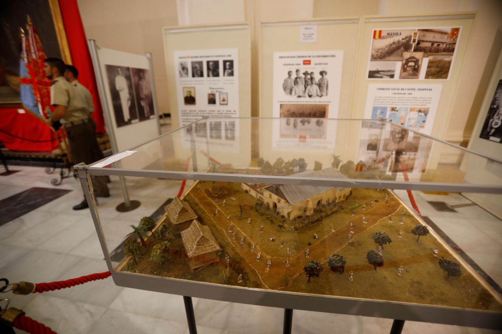 La exposición 'Cuba, Puerto Rico y Filipinas, 1492-1898 cuatro siglo de gestas en ultramar', en imágenes