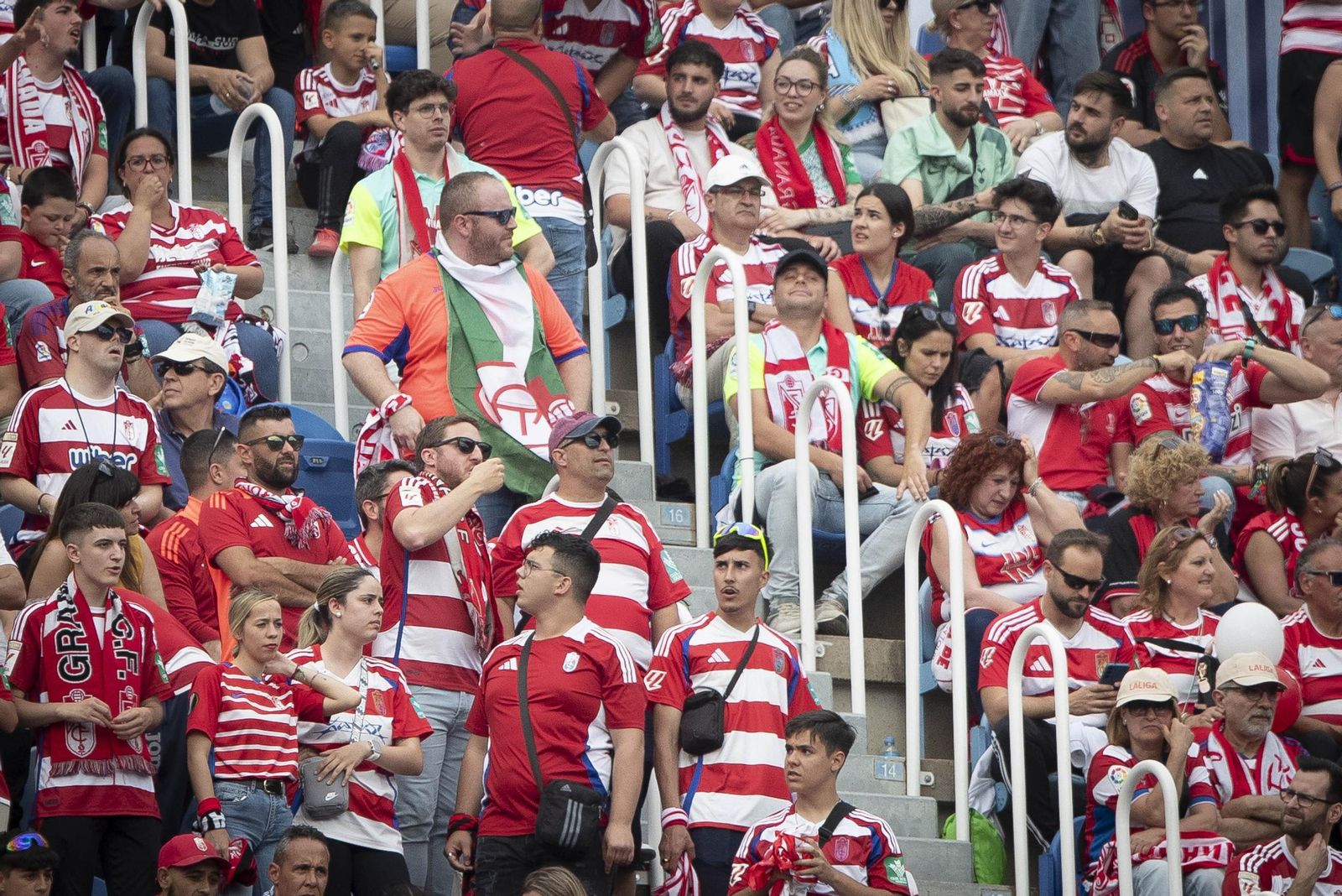 Las imágenes del partido entre el Málaga y el Granada CF