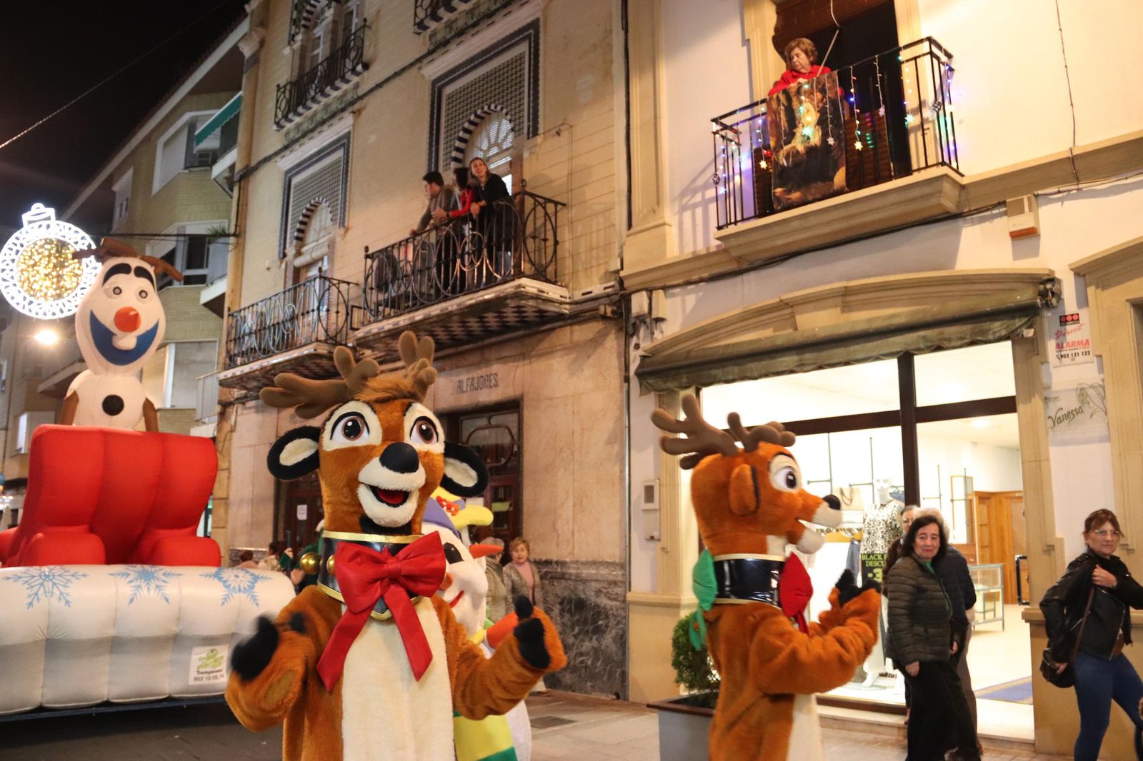 El encendido del alumbrado de Navidad en Montilla