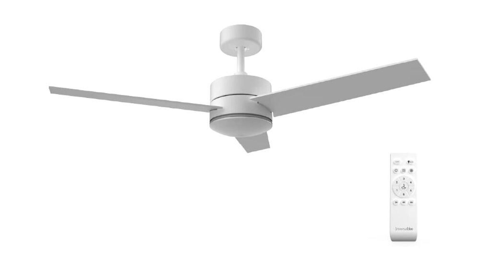 Ventilador de techo Electra con control remoto y LED