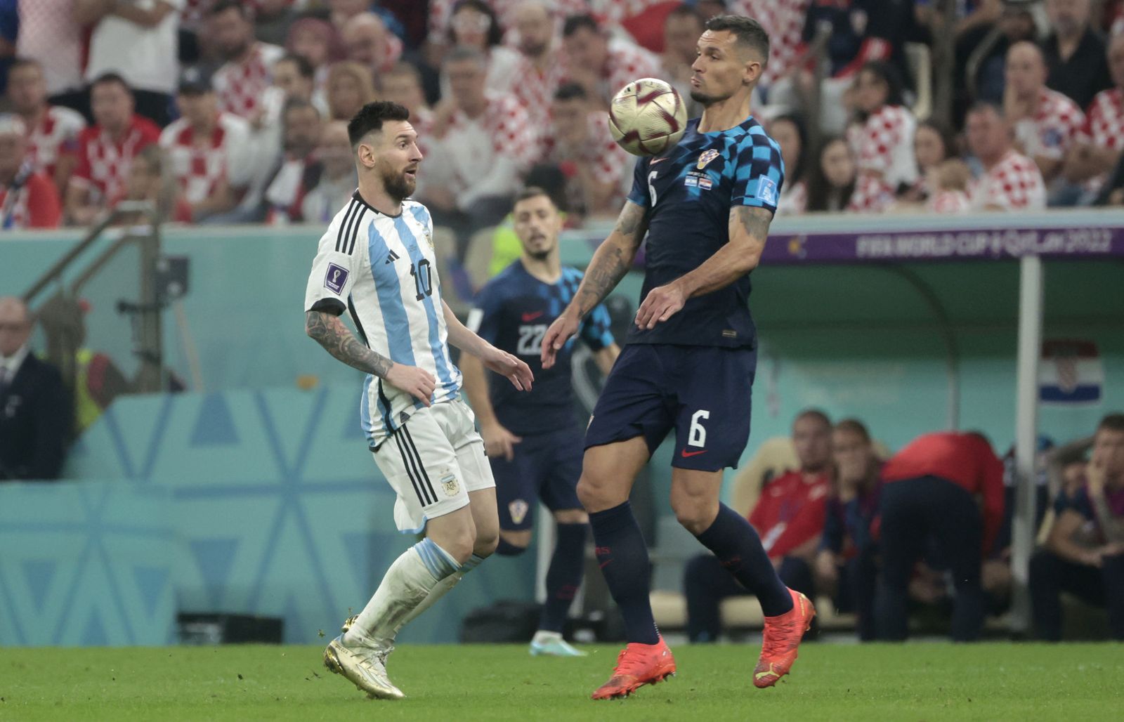 Las fotos de Messi contra Croacia
