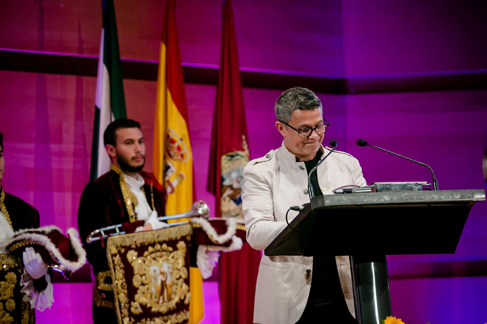 Acto de reconocimiento de Alejandro Sanz como hijo adoptivo de Cádiz