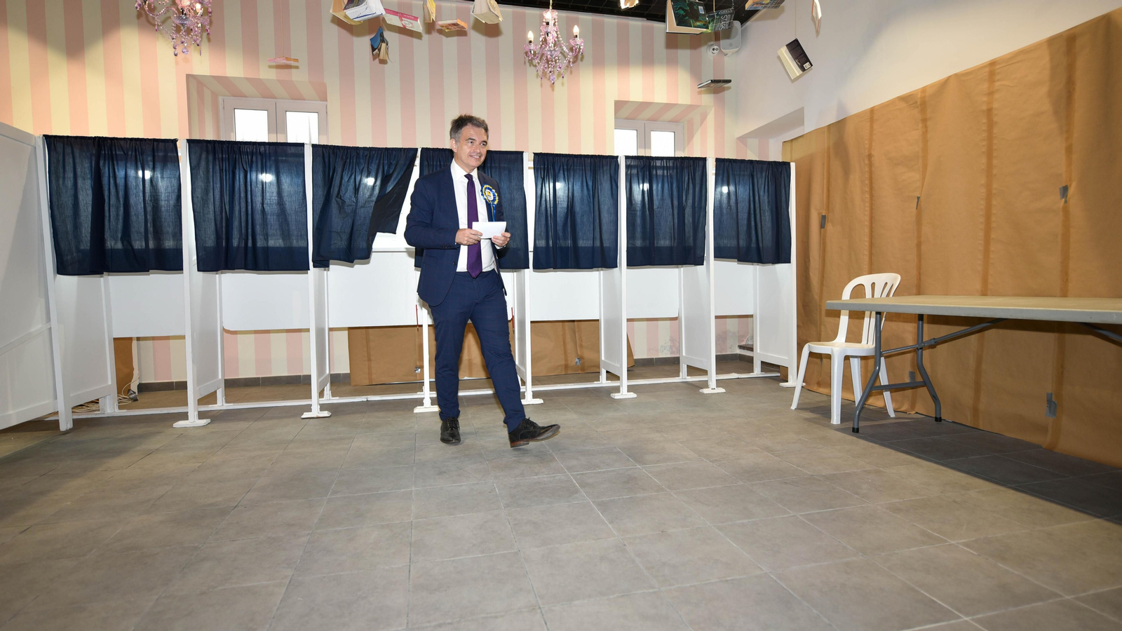 La jornada electoral en Gibraltar, en imágenes