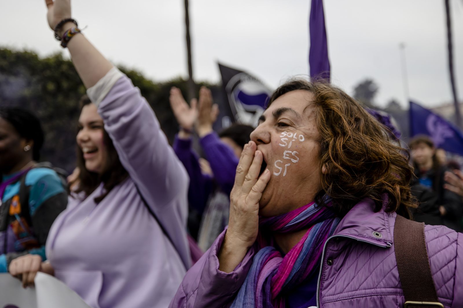 Las imágenes de la manifestación del 8M en Cádiz.